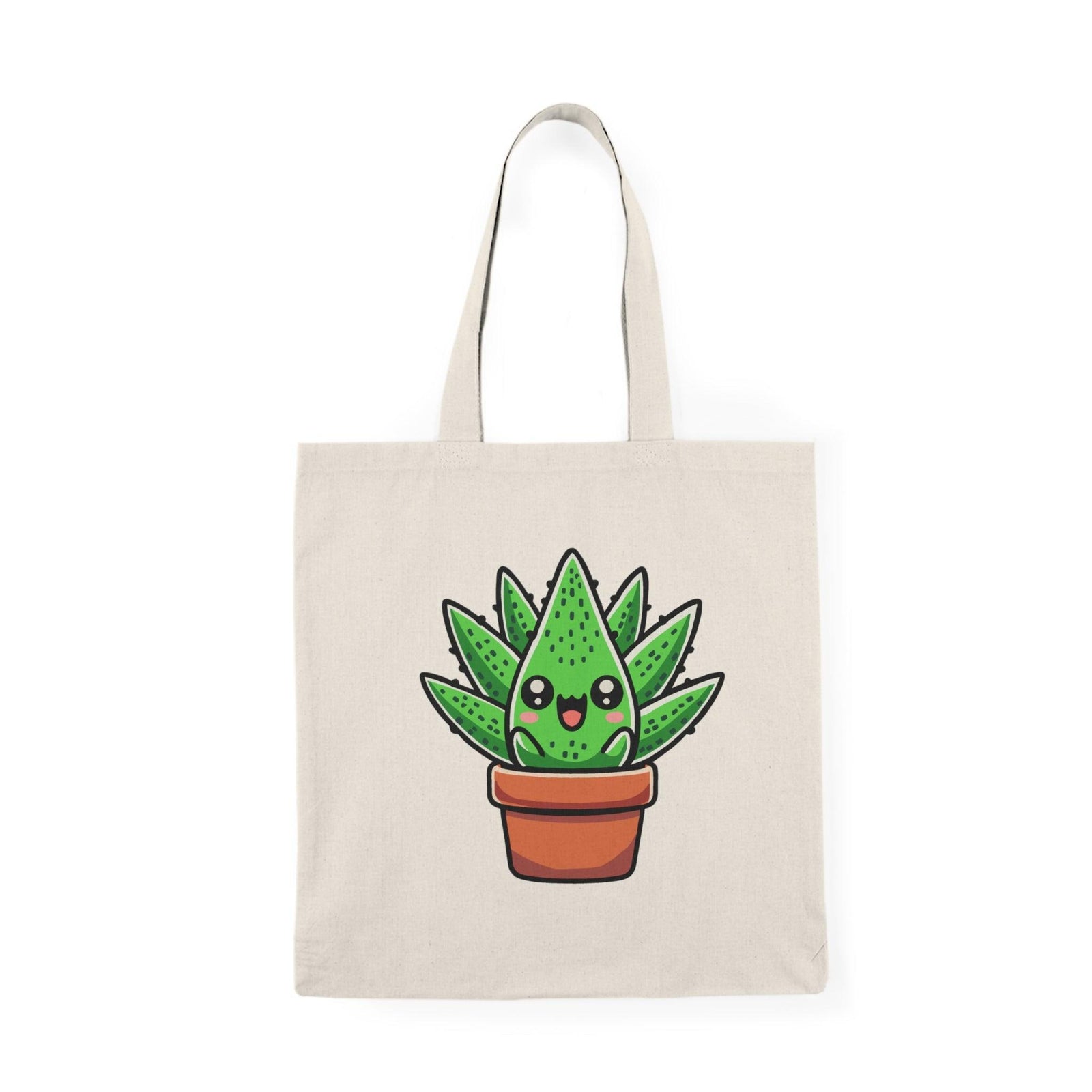 Cartoon Aloe Vera Tote Bag – Funny Eco Cotton Bag Gift | Buy Online from The Home Crafters