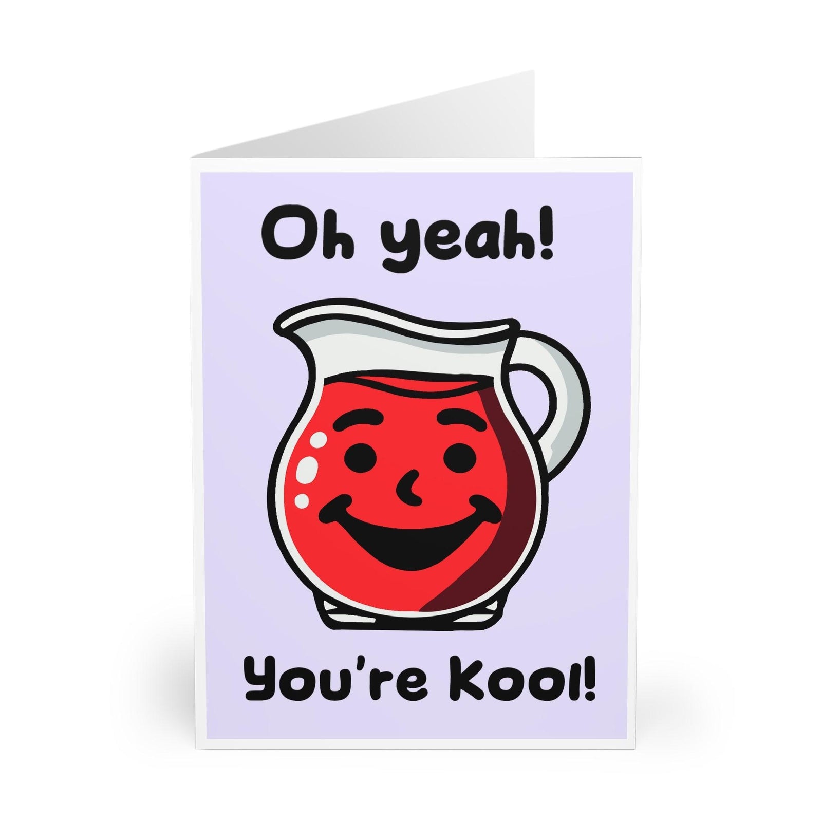 Oh Yeah! You're Kool – Cartoon Jug Greeting Card Fun Vibes | Buy Online from The Home Crafters