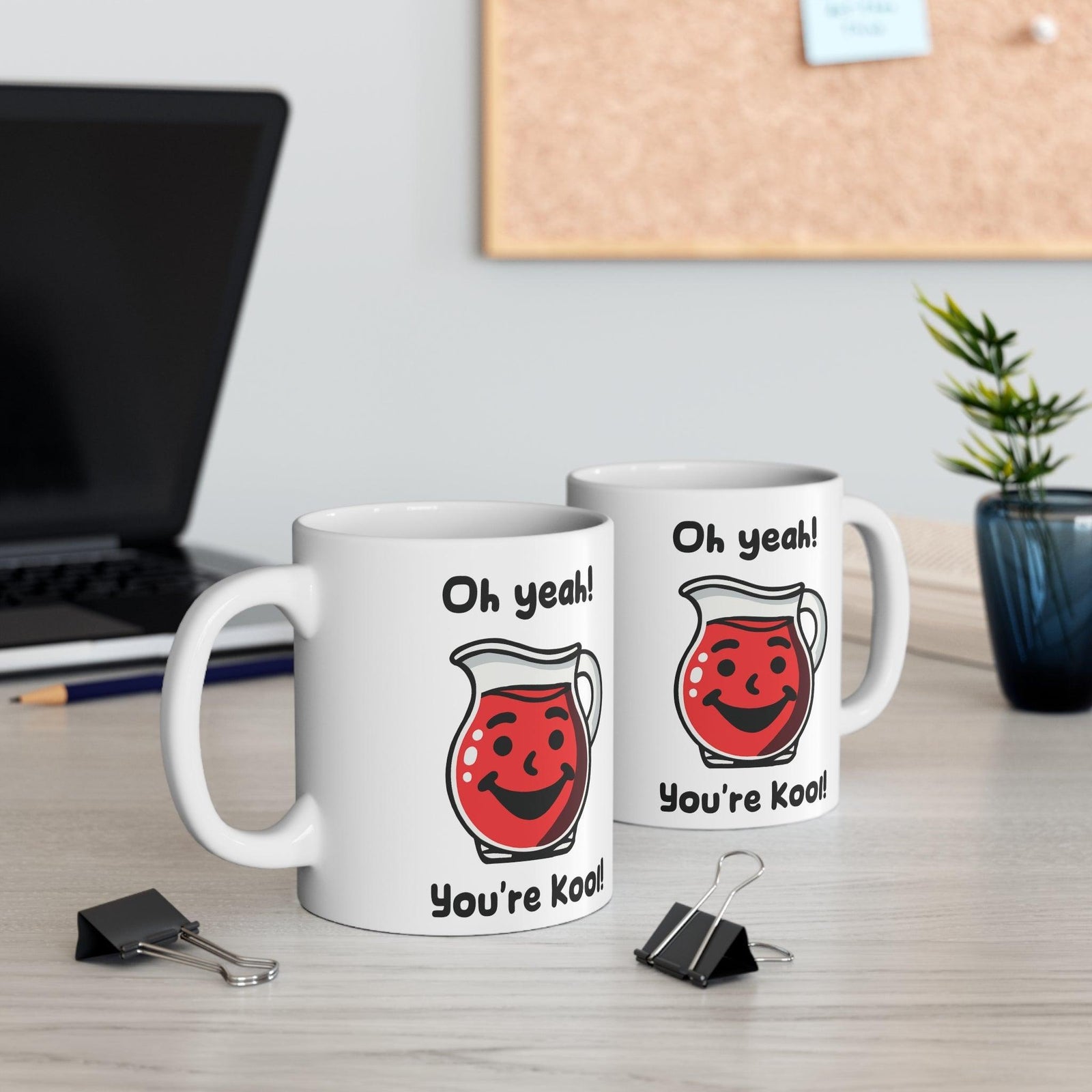 Oh Yeah! You’re Kool! Retro Jug Mug | 11 oz Positivity | Buy Online from The Home Crafters