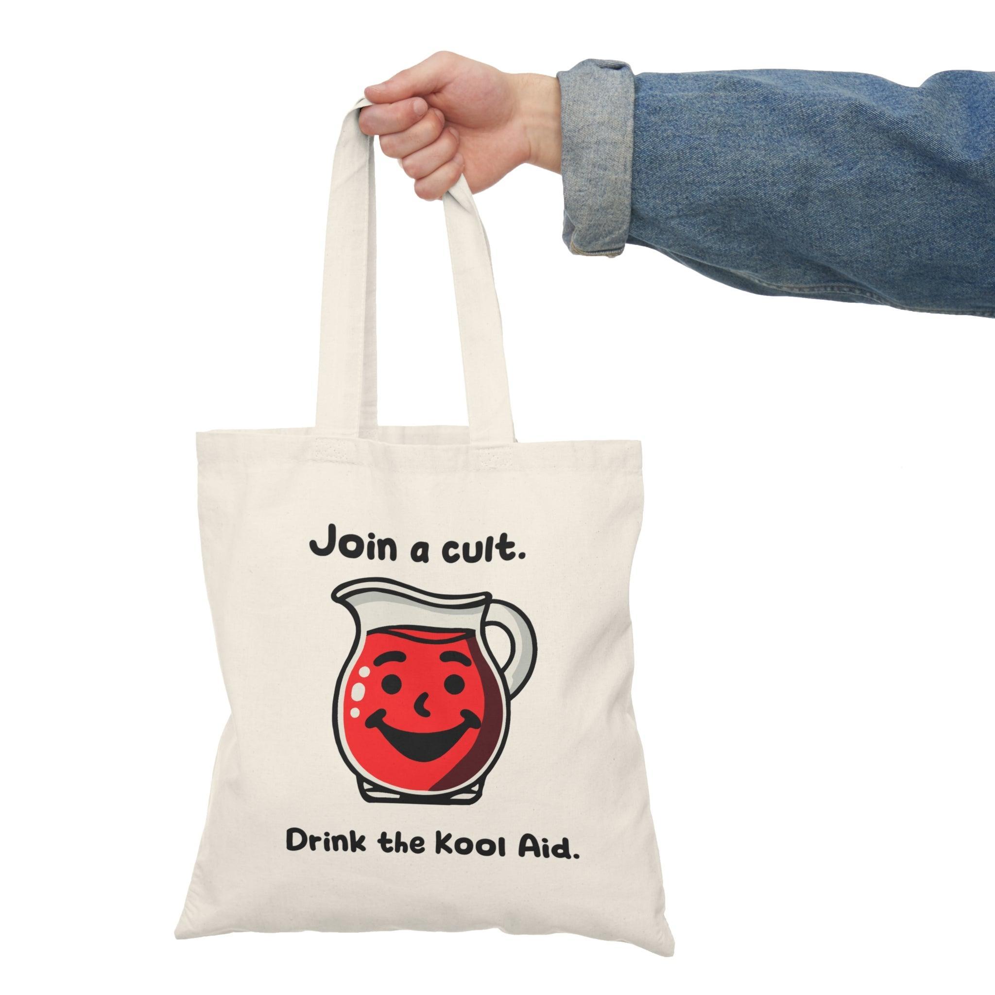 Join the Cult Tote Bag – Funny Dark Humor Eco Shopper | Buy Online from The Home Crafters