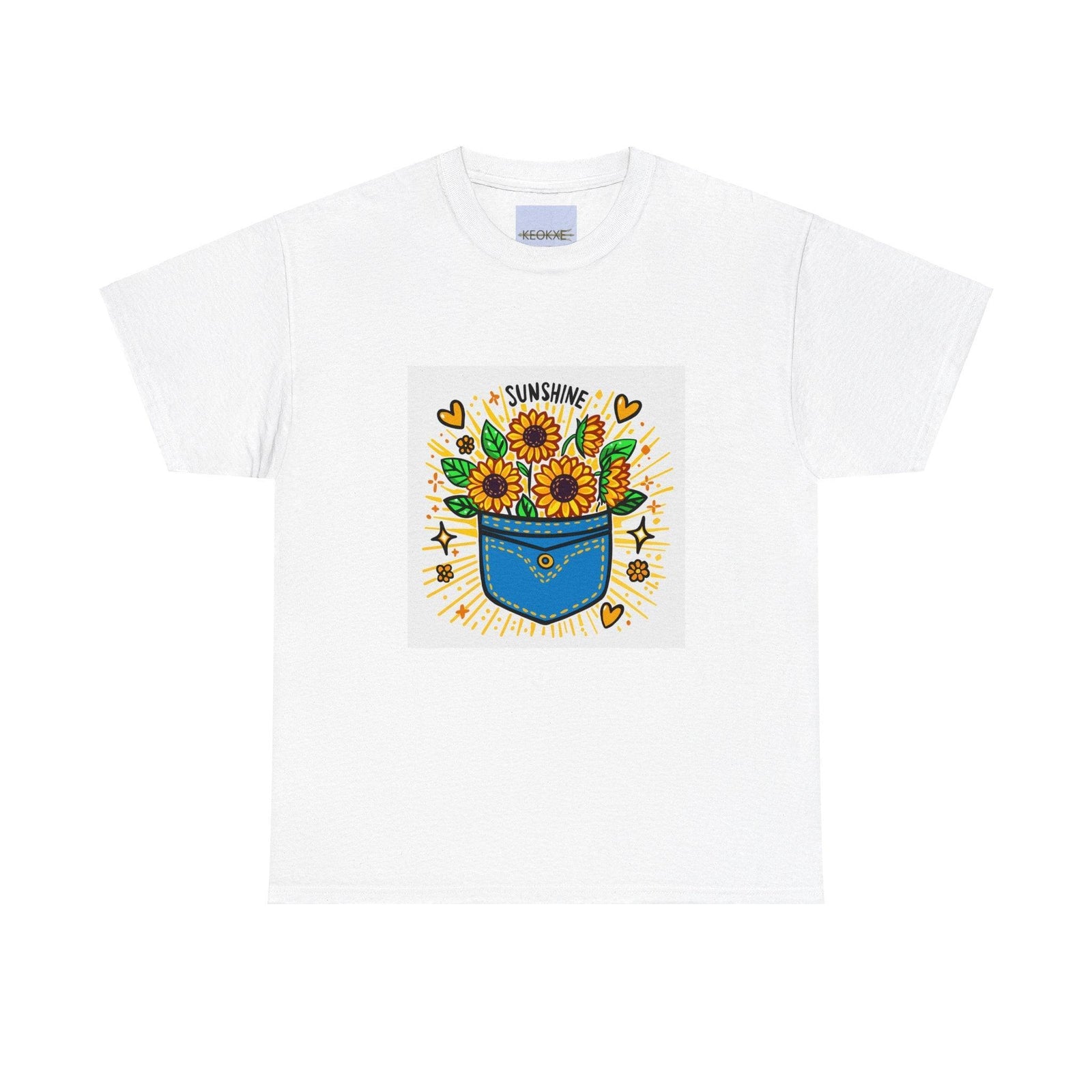 Sunshine – Bold Pocket Sunflower T-Shirt | Buy Online from The Home Crafters