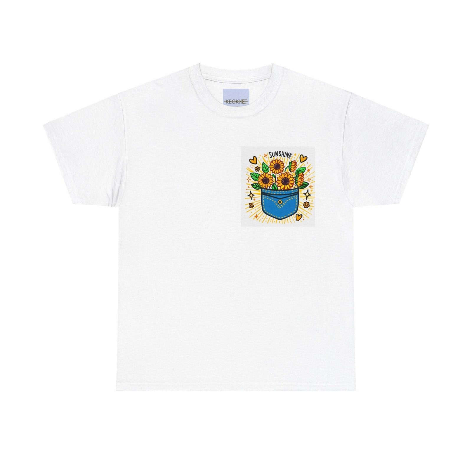 Sunshine – Bold Pocket Sunflower T-Shirt | Buy Online from The Home Crafters