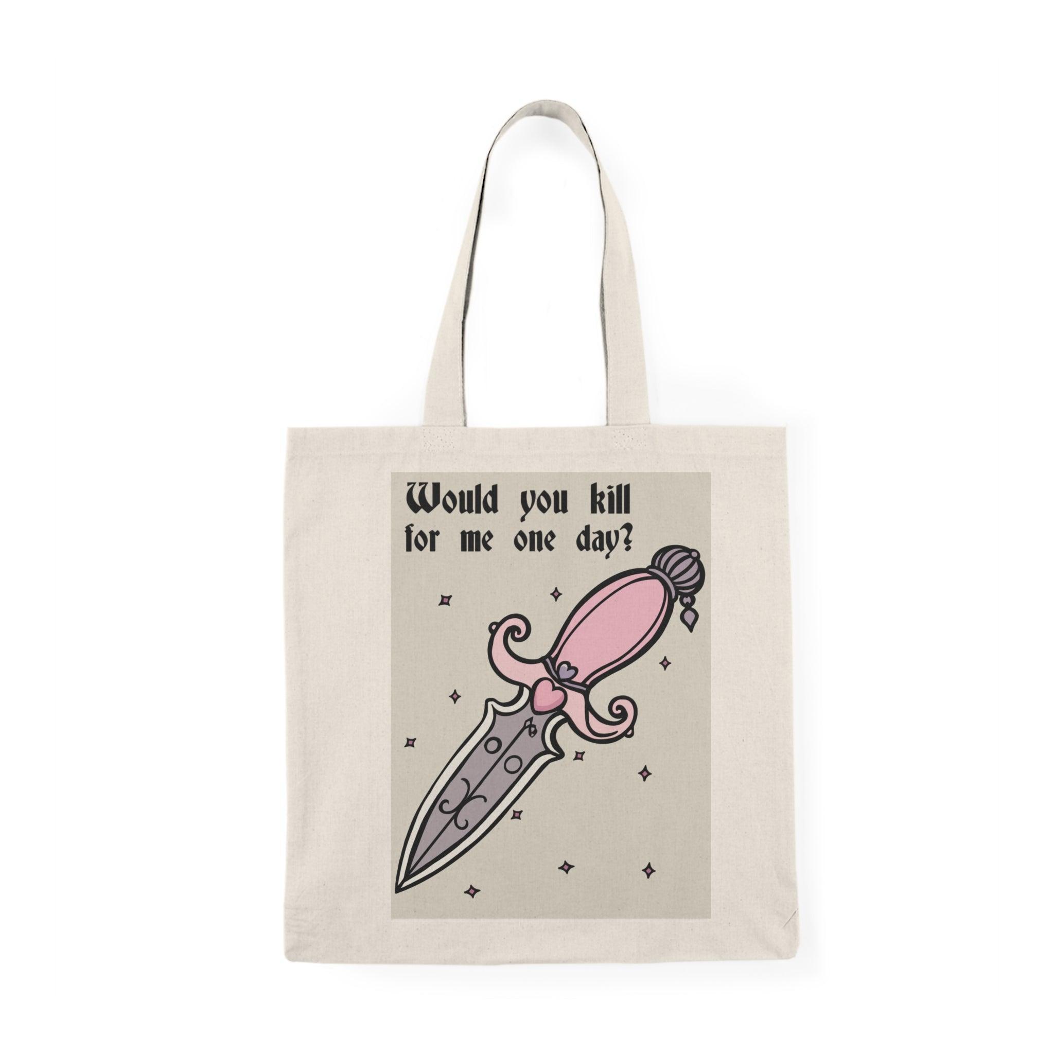 Would You Kill for Me One Day Tote – Pink Dagger Bag | Buy Online from The Home Crafters