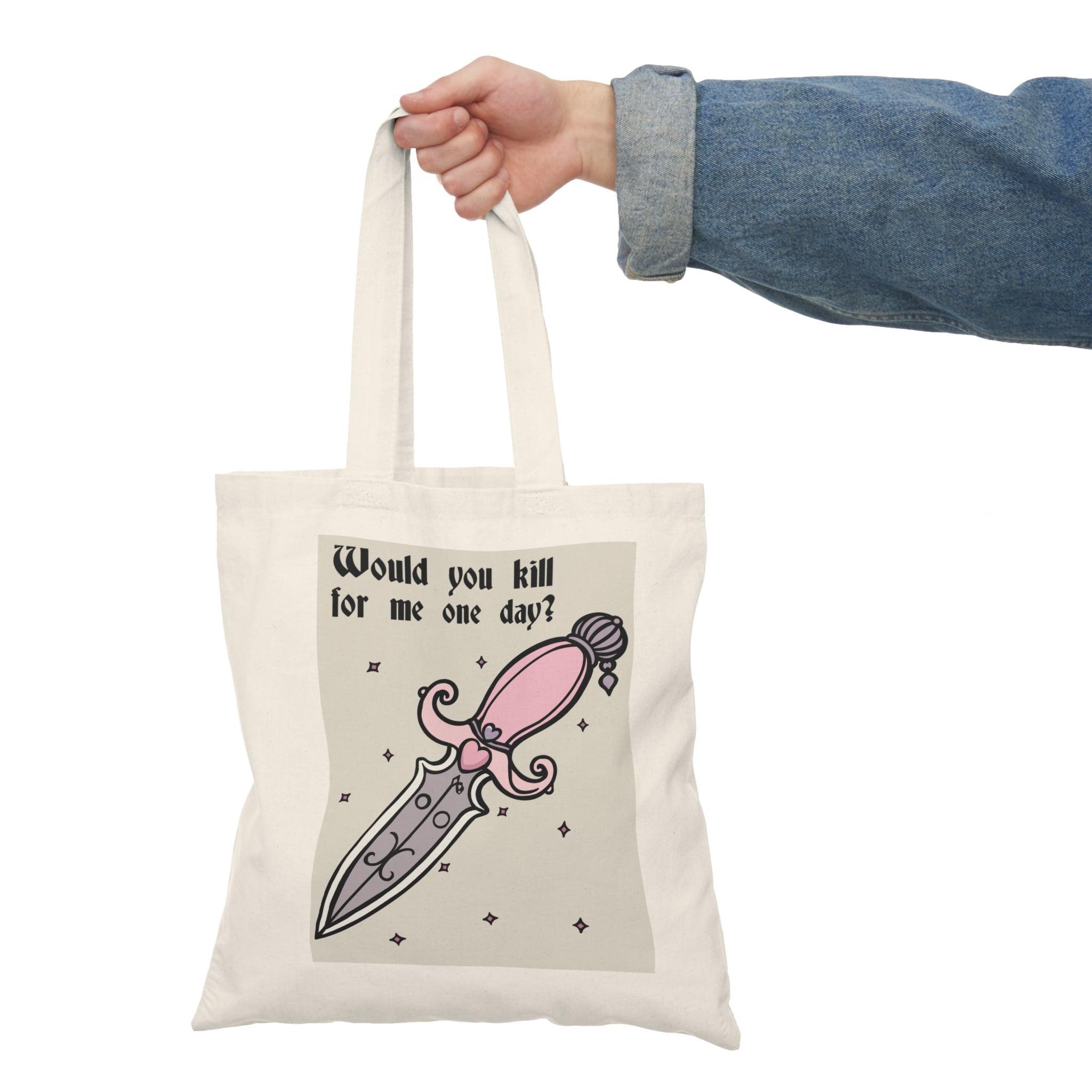 Would You Kill for Me One Day Tote – Pink Dagger Bag | Buy Online from The Home Crafters