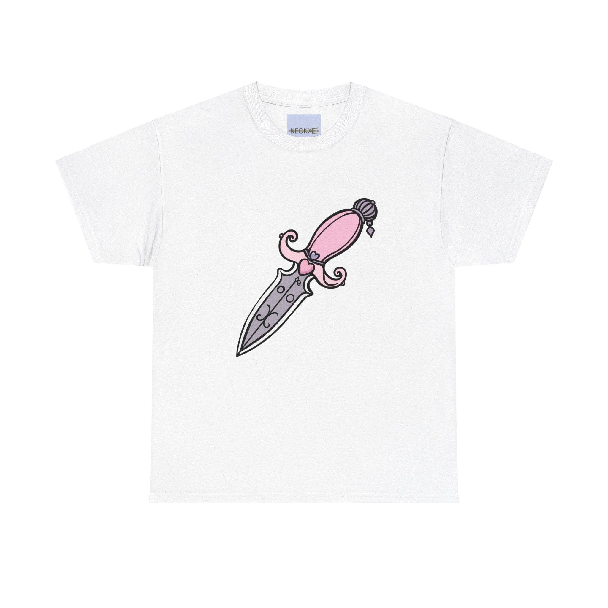 Pink Dagger – Bold & Playful Graphic T-Shirt | Buy Online from The Home Crafters