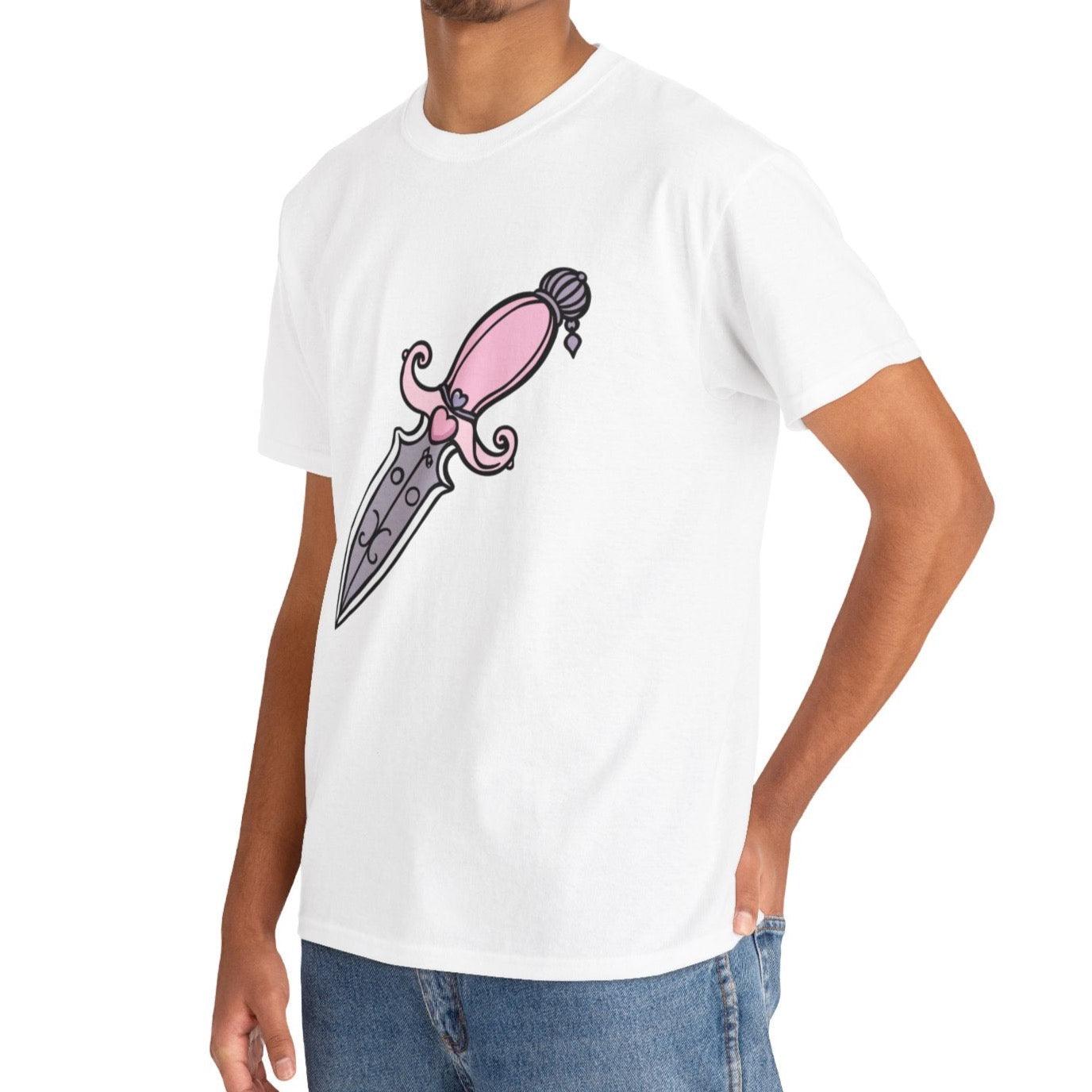 Pink Dagger – Bold & Playful Graphic T-Shirt | Buy Online from The Home Crafters