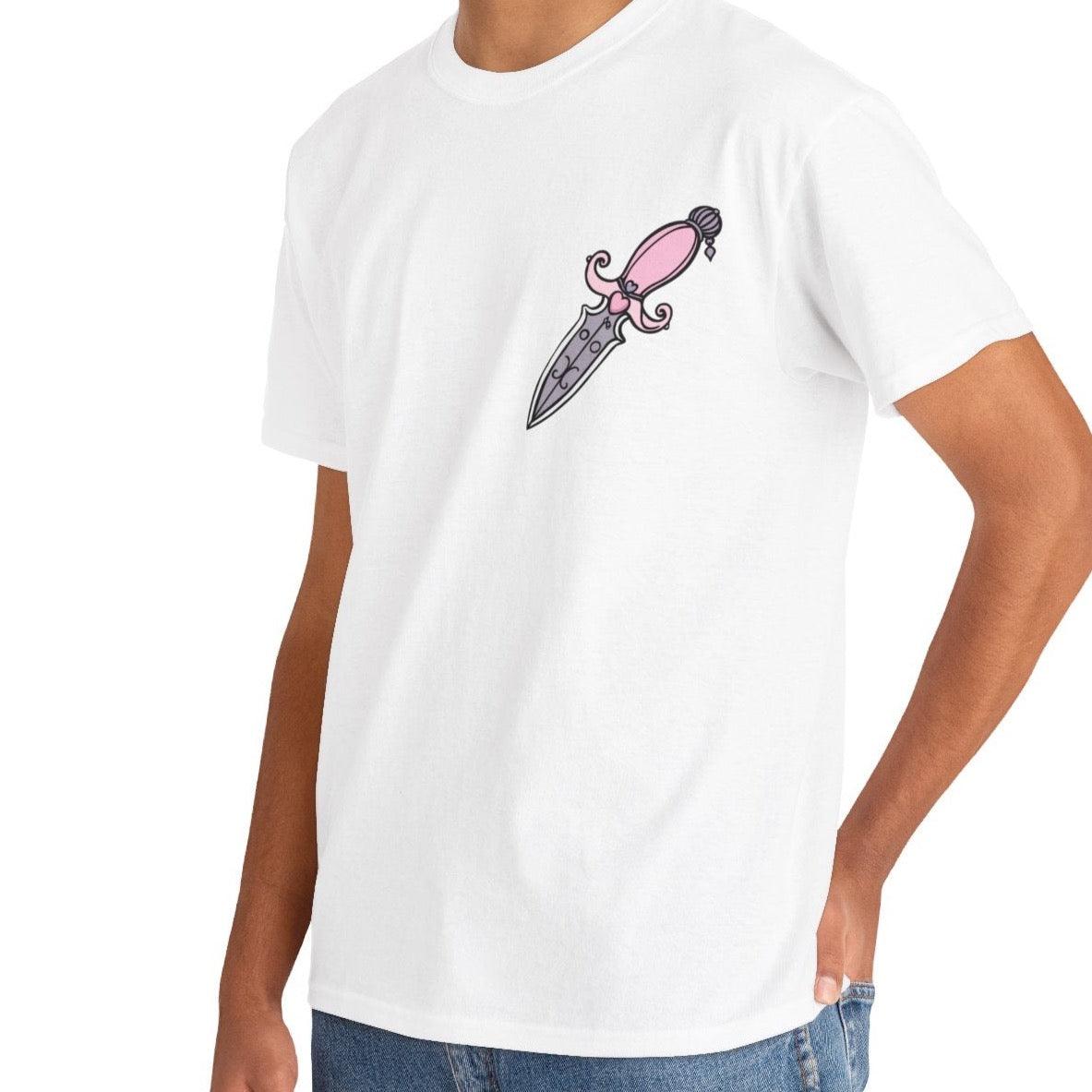 Pink Dagger – Bold & Playful Graphic T-Shirt | Buy Online from The Home Crafters