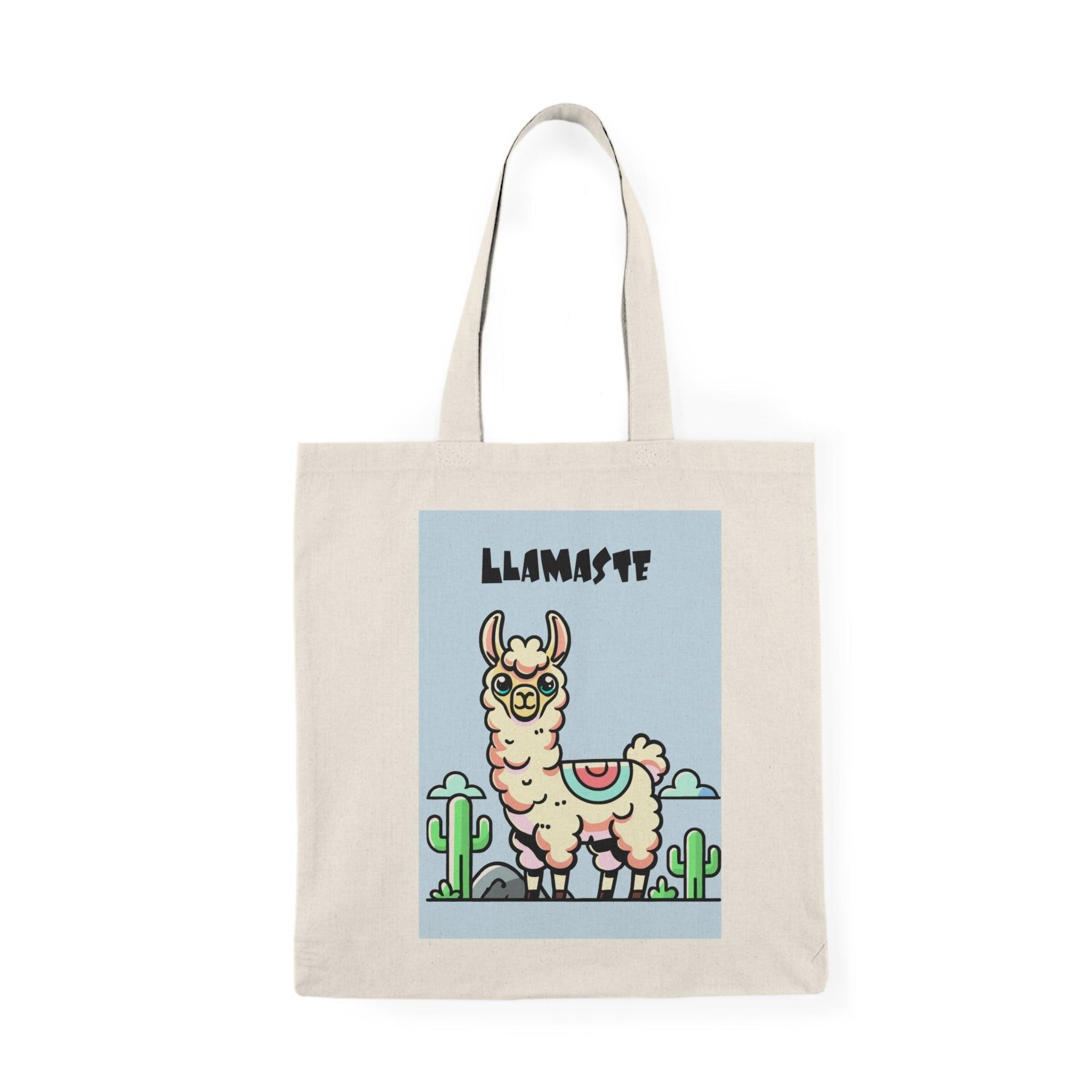 Llamaste Tote Bag – Whimsical Calm Vibes for Daily Zen | Buy Online from The Home Crafters