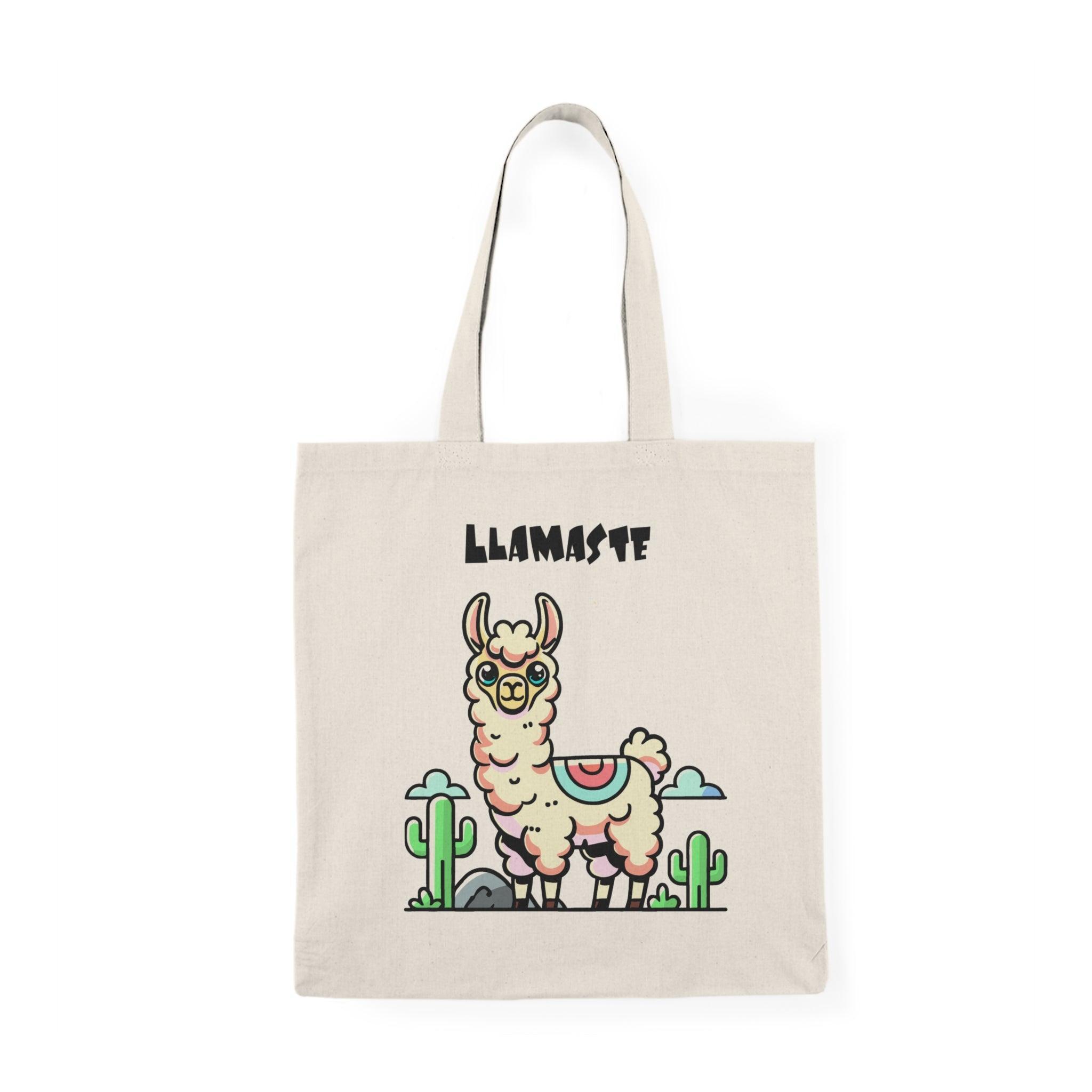 Llamaste Tote Bag – Whimsical Calm Vibes for Daily Zen | Buy Online from The Home Crafters