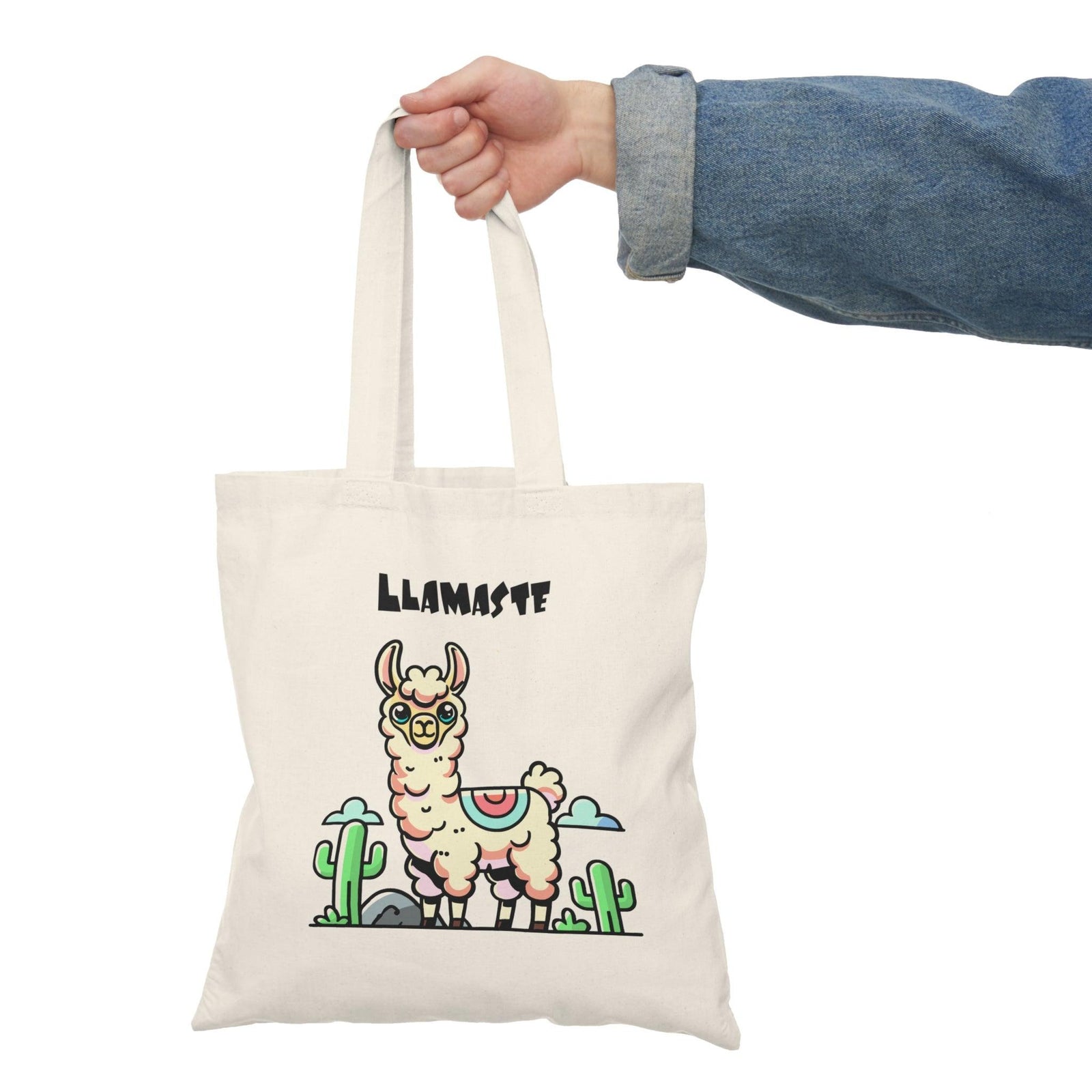 Llamaste Tote Bag – Whimsical Calm Vibes for Daily Zen | Buy Online from The Home Crafters
