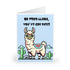 No Prob - llama – Encouragement Card with Cute Pastel Llama | Buy Online from The Home Crafters