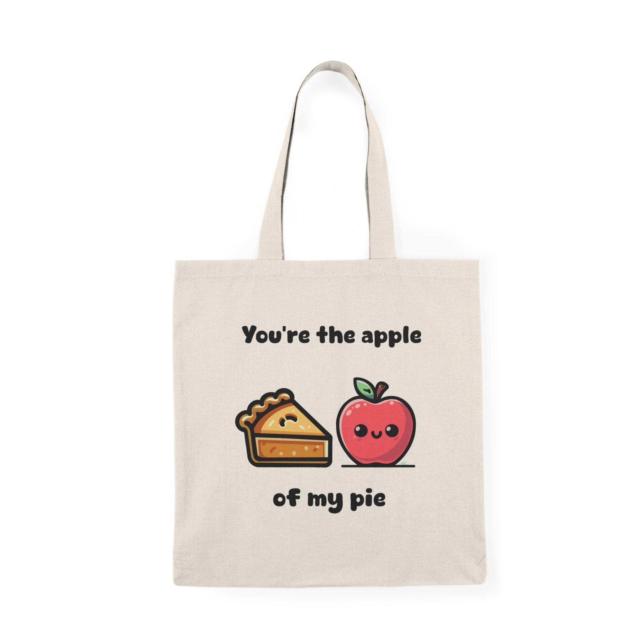 You’re the Apple of My Pie Tote – Cute Pun Foodie Bag | Buy Online from The Home Crafters