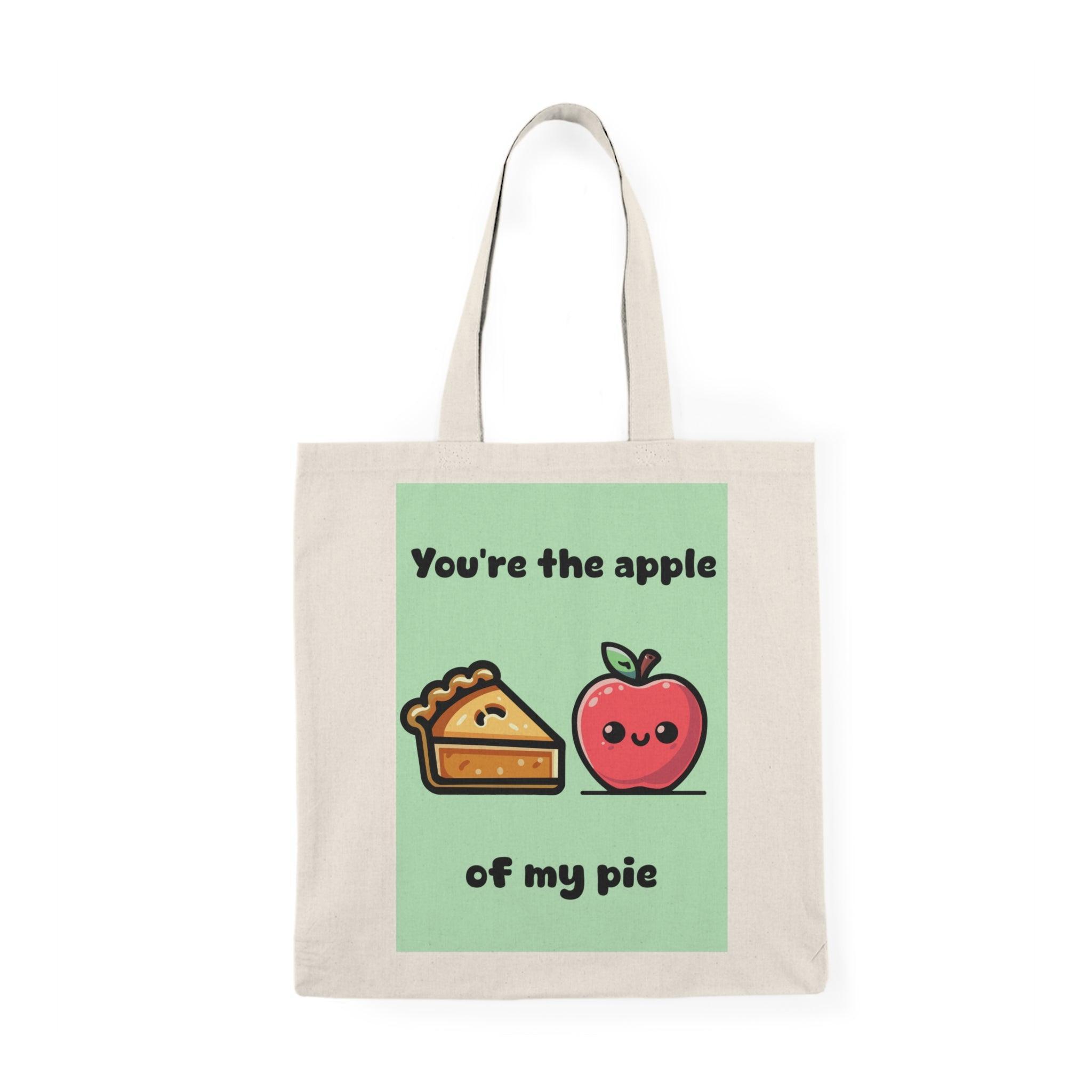 You’re the Apple of My Pie Tote – Cute Pun Foodie Bag | Buy Online from The Home Crafters