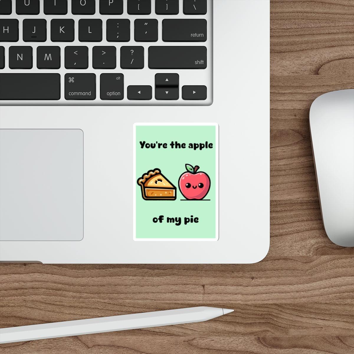 You're the Apple of My Pie Sticker – Cute & Romantic | Buy Online from The Home Crafters