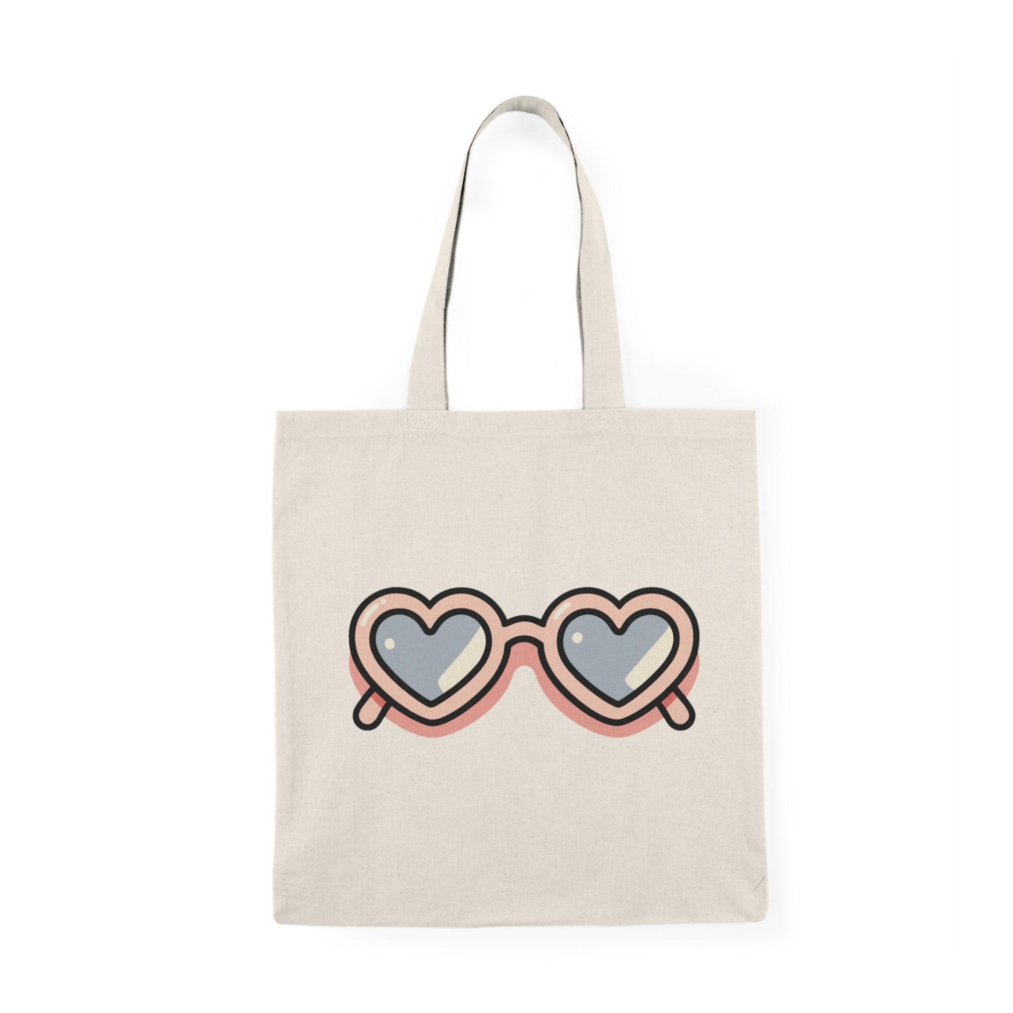Rose Tinted Glasses Tote – Cute Optimistic Pink Aesthetic | Buy Online from The Home Crafters