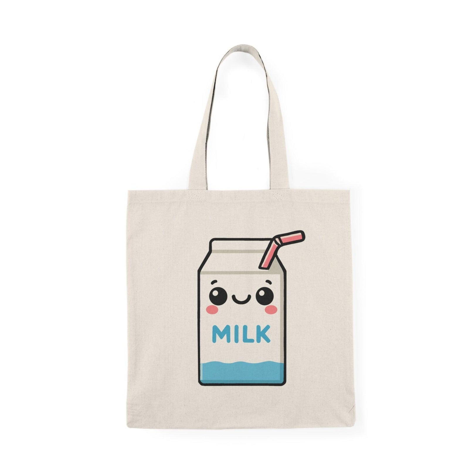 Cartoon Milk Carton Tote – Nostalgic Pastel Eco Shopper | Buy Online from The Home Crafters