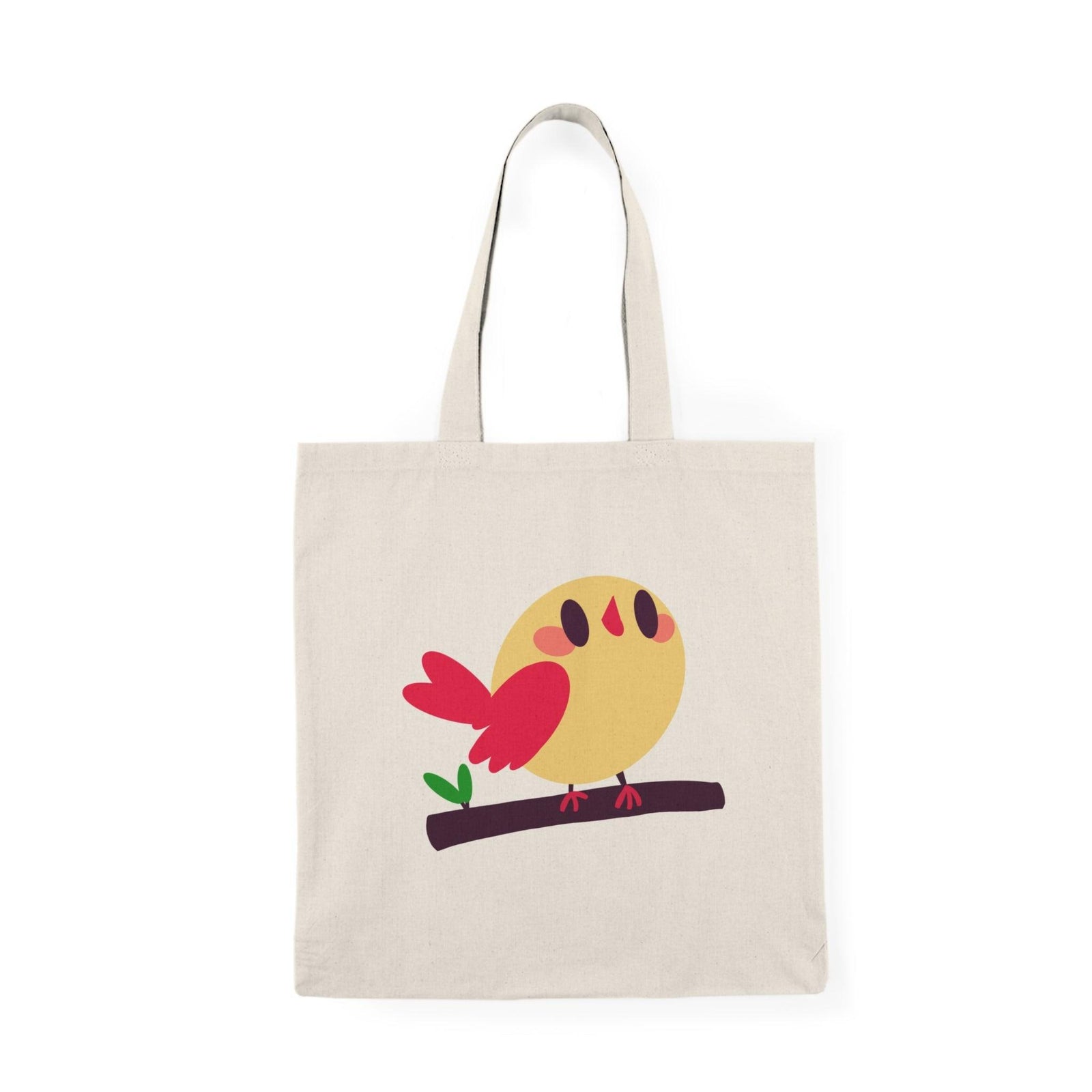 Cartoon Bird Tote – Eco Nature Bag with Branch Design | Buy Online from The Home Crafters