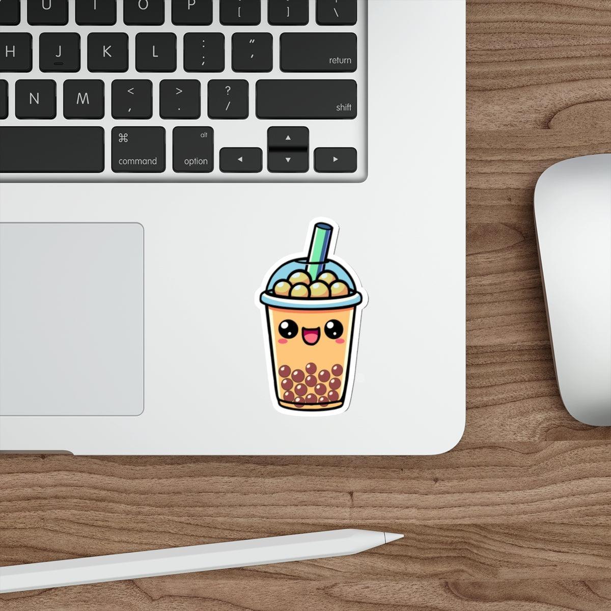 Cute Bubble Tea Sticker – Kawaii Boba Vinyl Decal | Buy Online from The Home Crafters