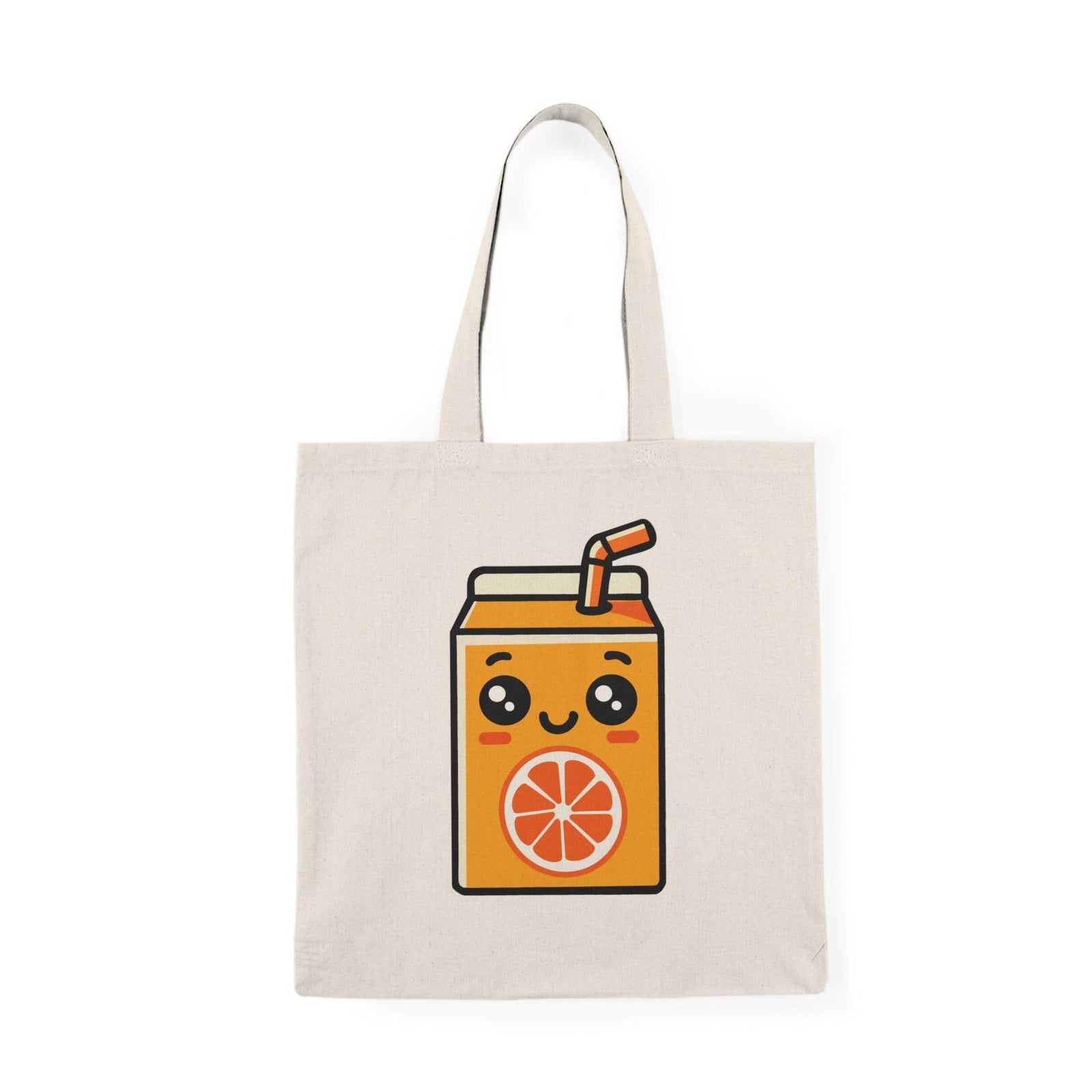 Orange Juice Box Tote – Cute Eco Cotton Cartoon Shopper | Buy Online from The Home Crafters