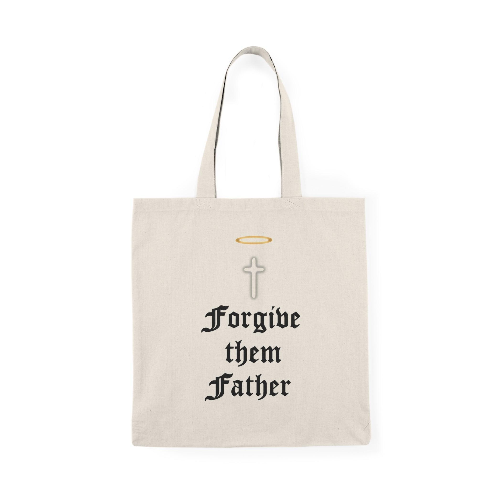 Forgive Them Father Tote – Faith - Based Bag | Buy Online from The Home Crafters