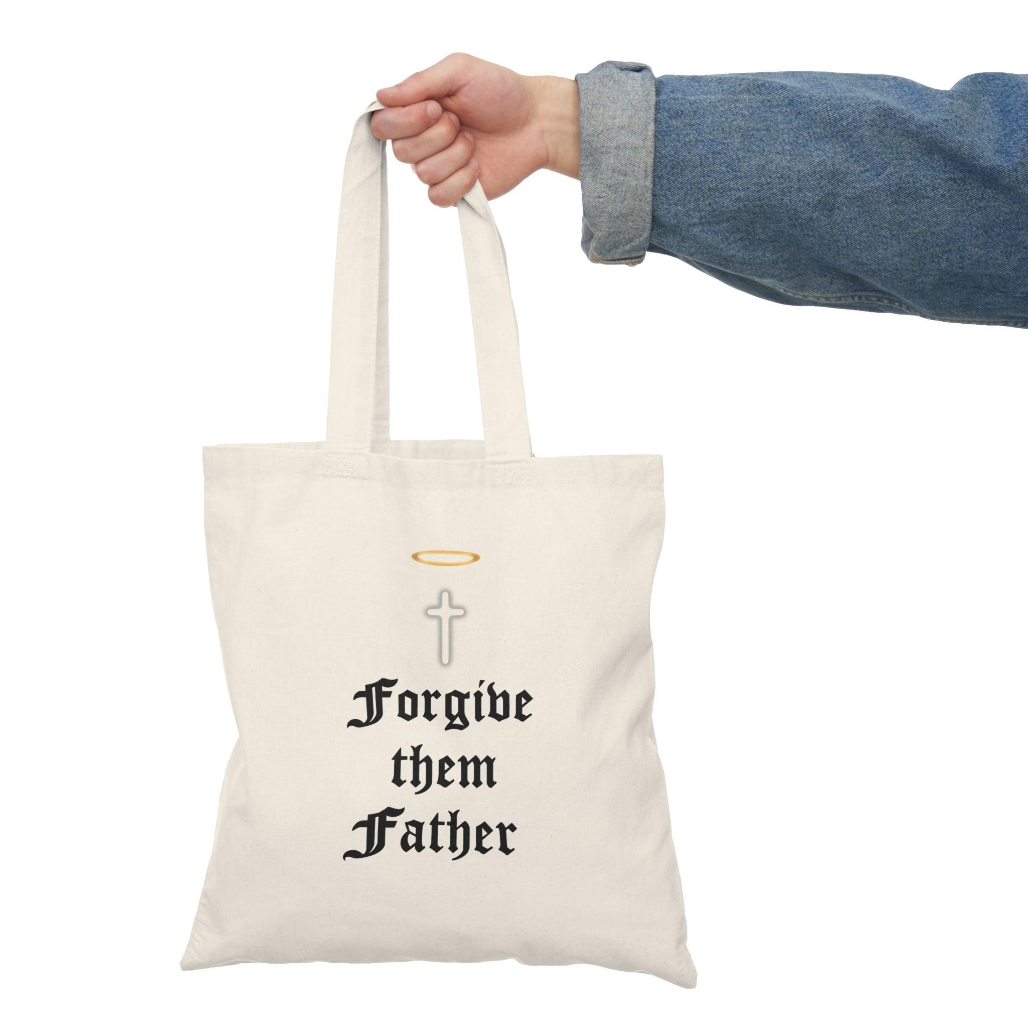 Forgive Them Father Tote – Faith - Based Bag | Buy Online from The Home Crafters
