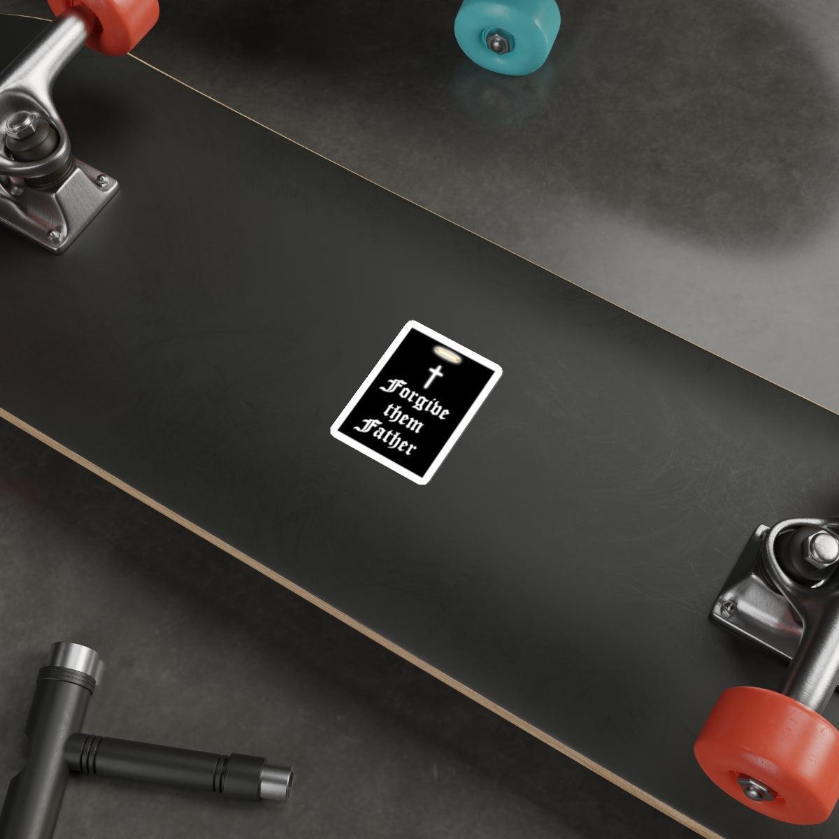 Forgive Them Father Cross Sticker | Buy Online from The Home Crafters