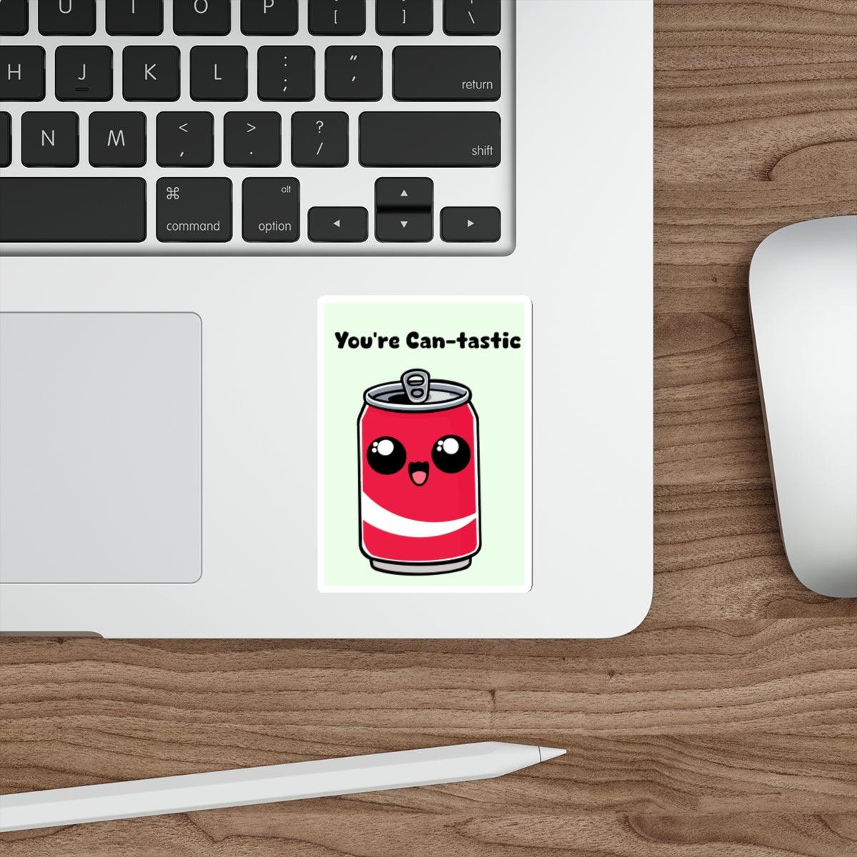 You’re Can - tastic – Cute Soda Vinyl Sticker | Buy Online from The Home Crafters