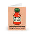 Hot Sauce Flirty Card – Funny Romantic Spicy Greeting Card | Buy Online from The Home Crafters