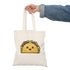 Cartoon Taco Tote – Funny Recycled Cotton Foodie Bag | Buy Online from The Home Crafters