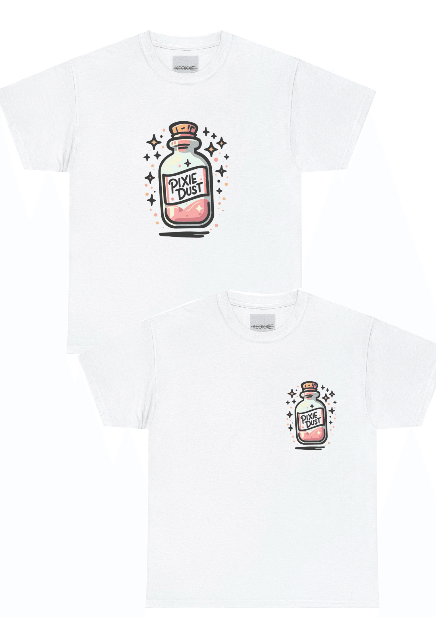 Pixie Dust Fairycore T-Shirt | Magical Potion Graphic Tee | Buy Online from The Home Crafters