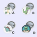 Whimsical Creatures Pin Badge Set | Buy Online from The Home Crafters