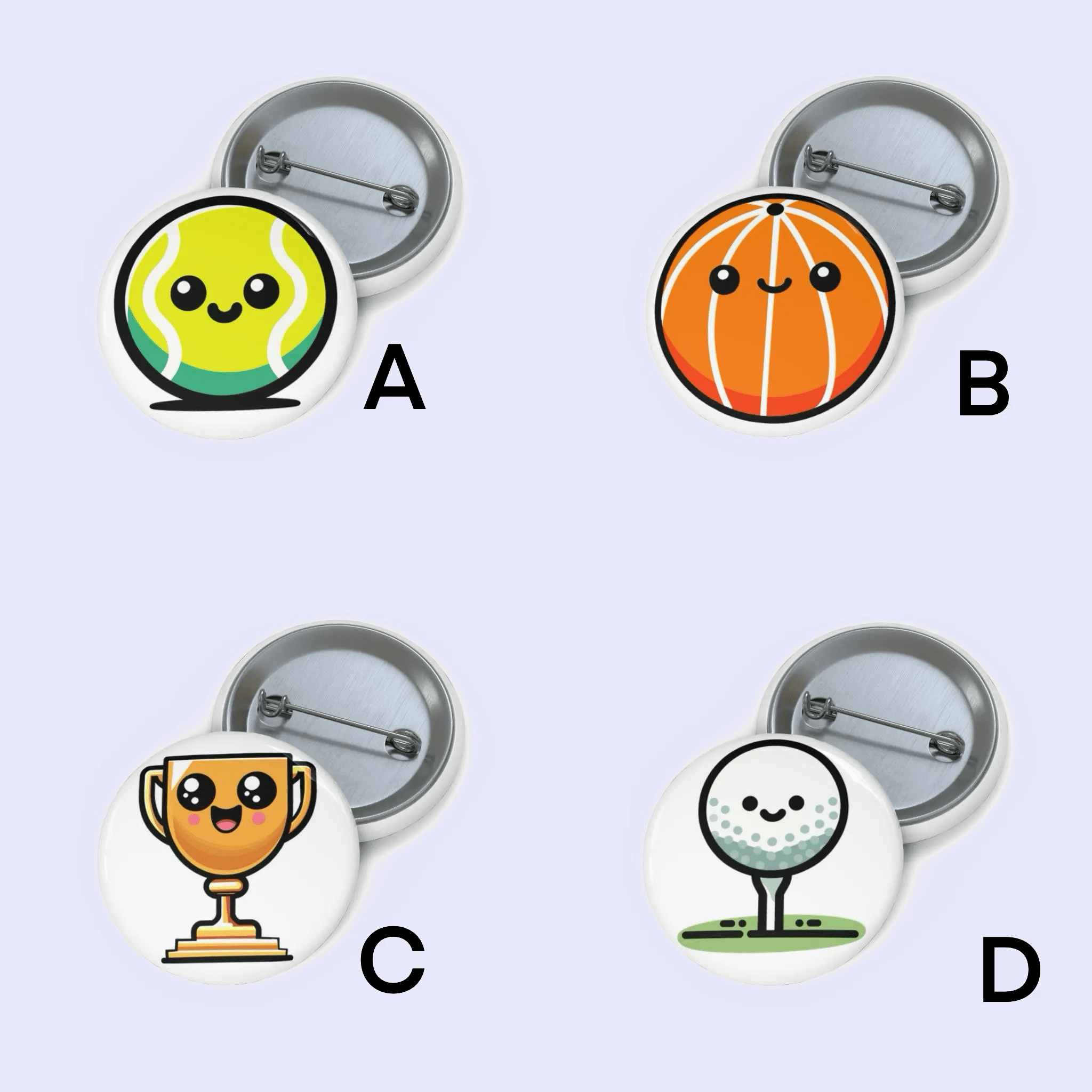 Sports Pin Badge Bundle | Buy Online from The Home Crafters