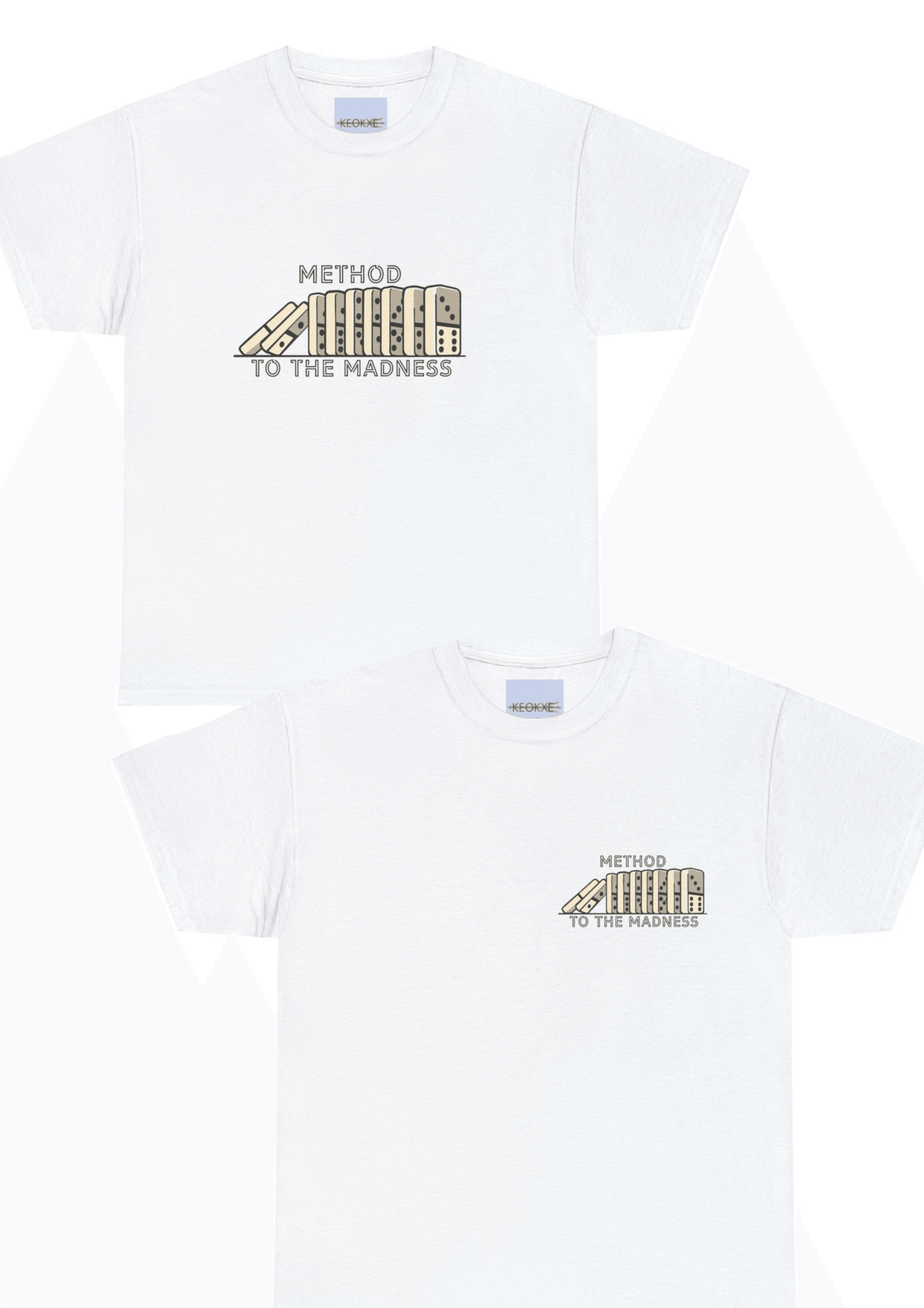 Method to the Madness T-Shirt – Domino Chaos Tee | Buy Online from The Home Crafters