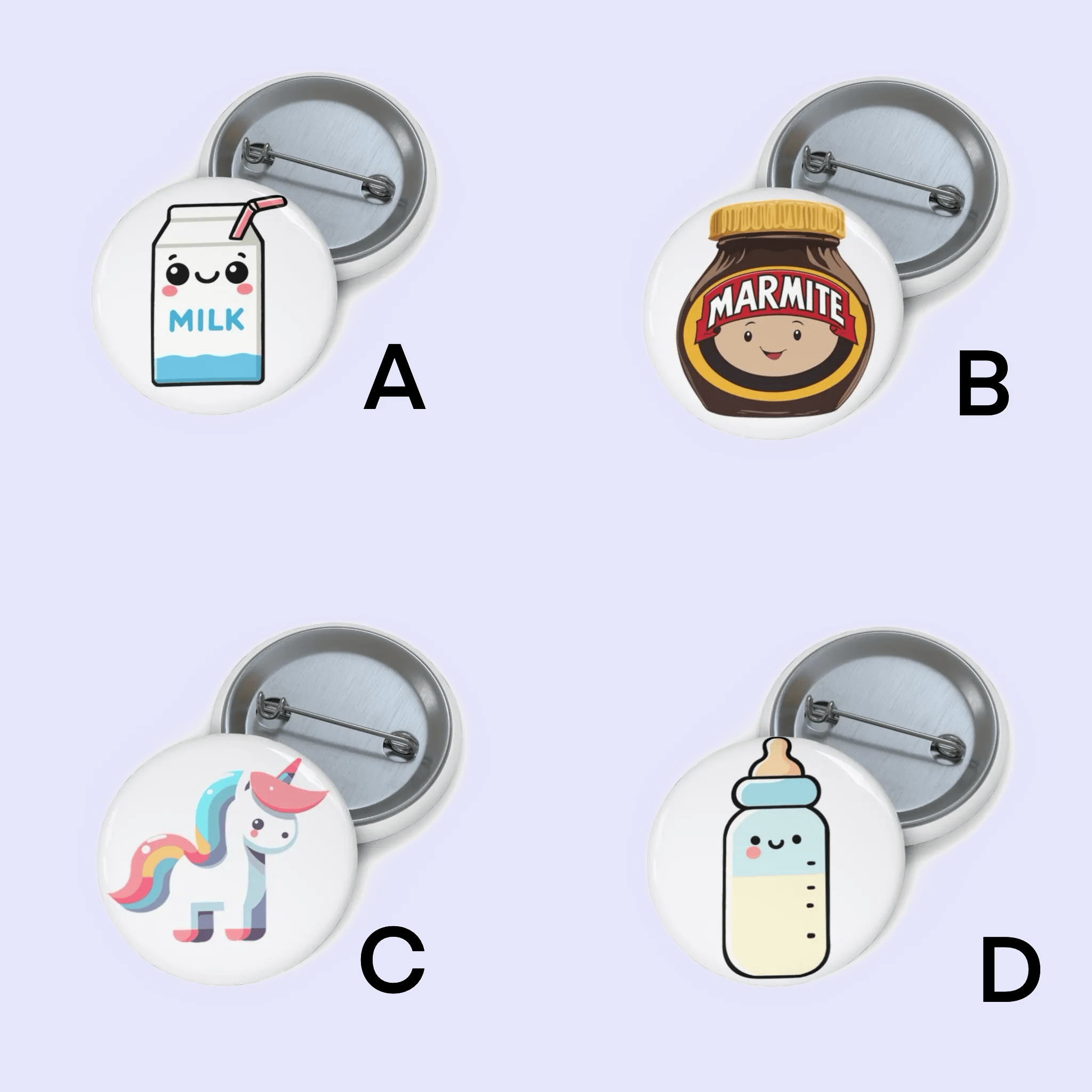 Cute Pin Badge Bundle – | Buy Online from The Home Crafters