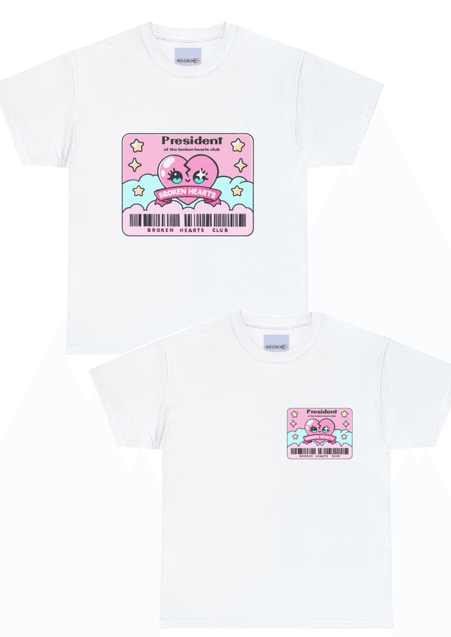President of the Broken Hearts Club T-shirt | Buy Online from The Home Crafters