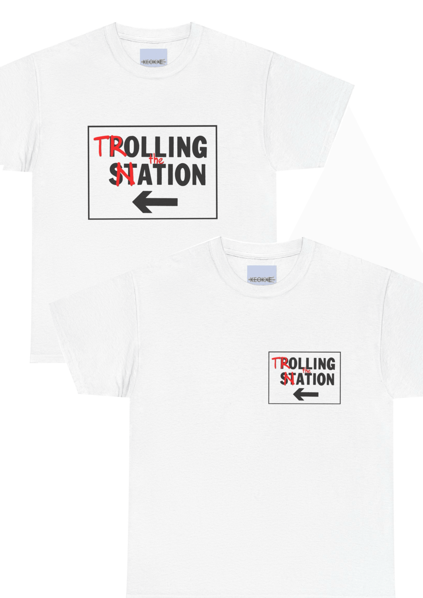 Trolling the Nation T-Shirt | Satirical Polling Sign Tee | Buy Online from The Home Crafters