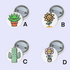 Plants Pin Badge Set | Buy Online from The Home Crafters