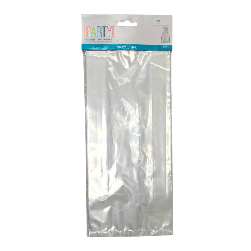 Clear Cellophane Bags for Treats and Baked Goods - 30pc | Buy Online from The Home Crafters