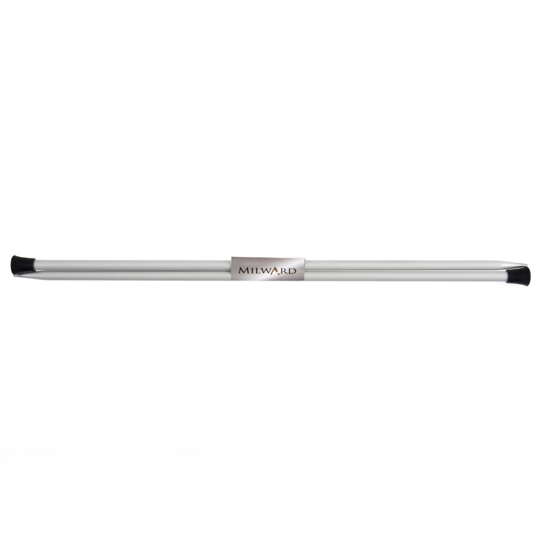 Milward Single-Ended Aluminium Knitting Pins - 30cm