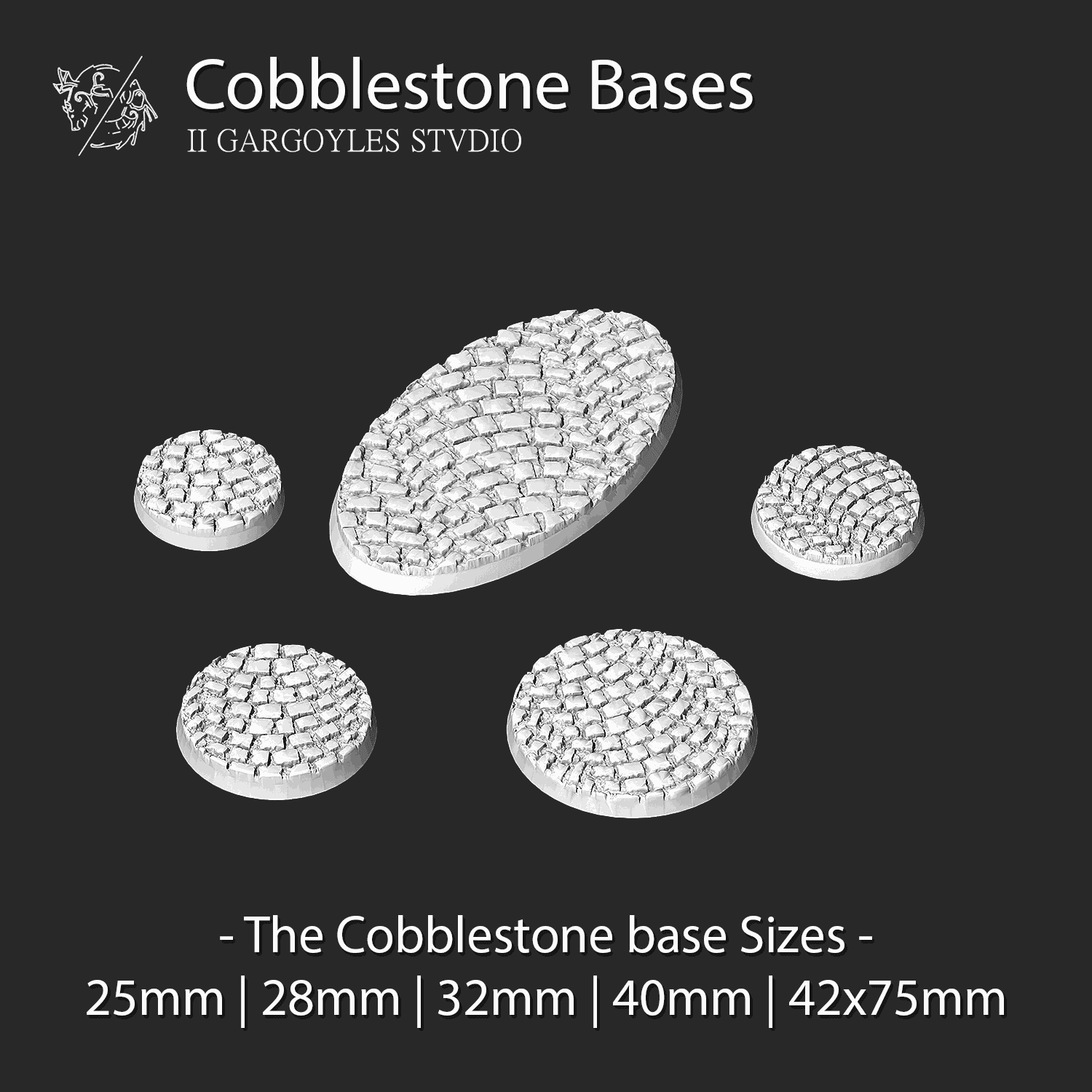 Versatile Wargaming Bases Set | Customizable Sizes & Styles for Miniature Battles | Buy Online from The Home Crafters