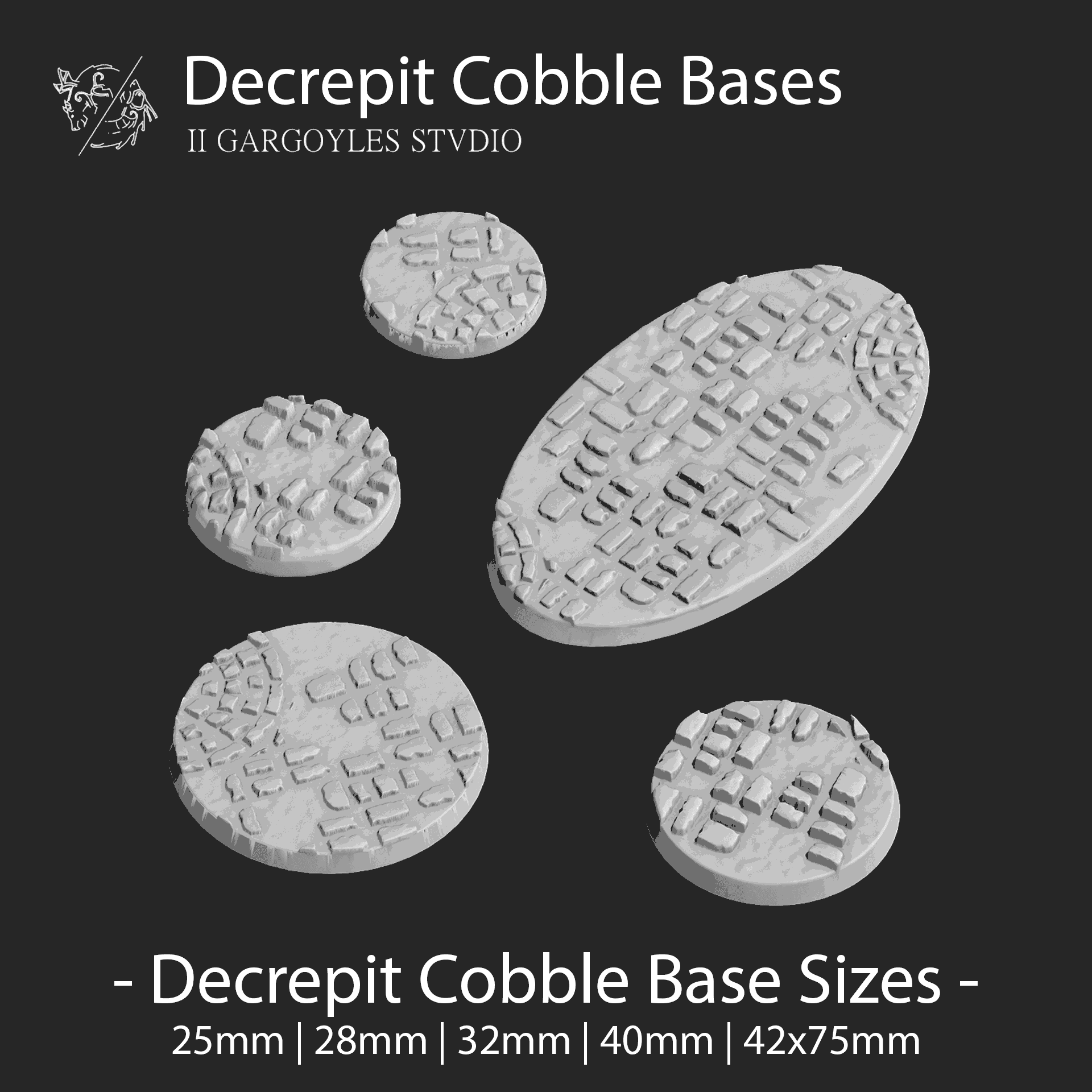 Versatile Wargaming Bases Set | Customizable Sizes & Styles for Miniature Battles | Buy Online from The Home Crafters