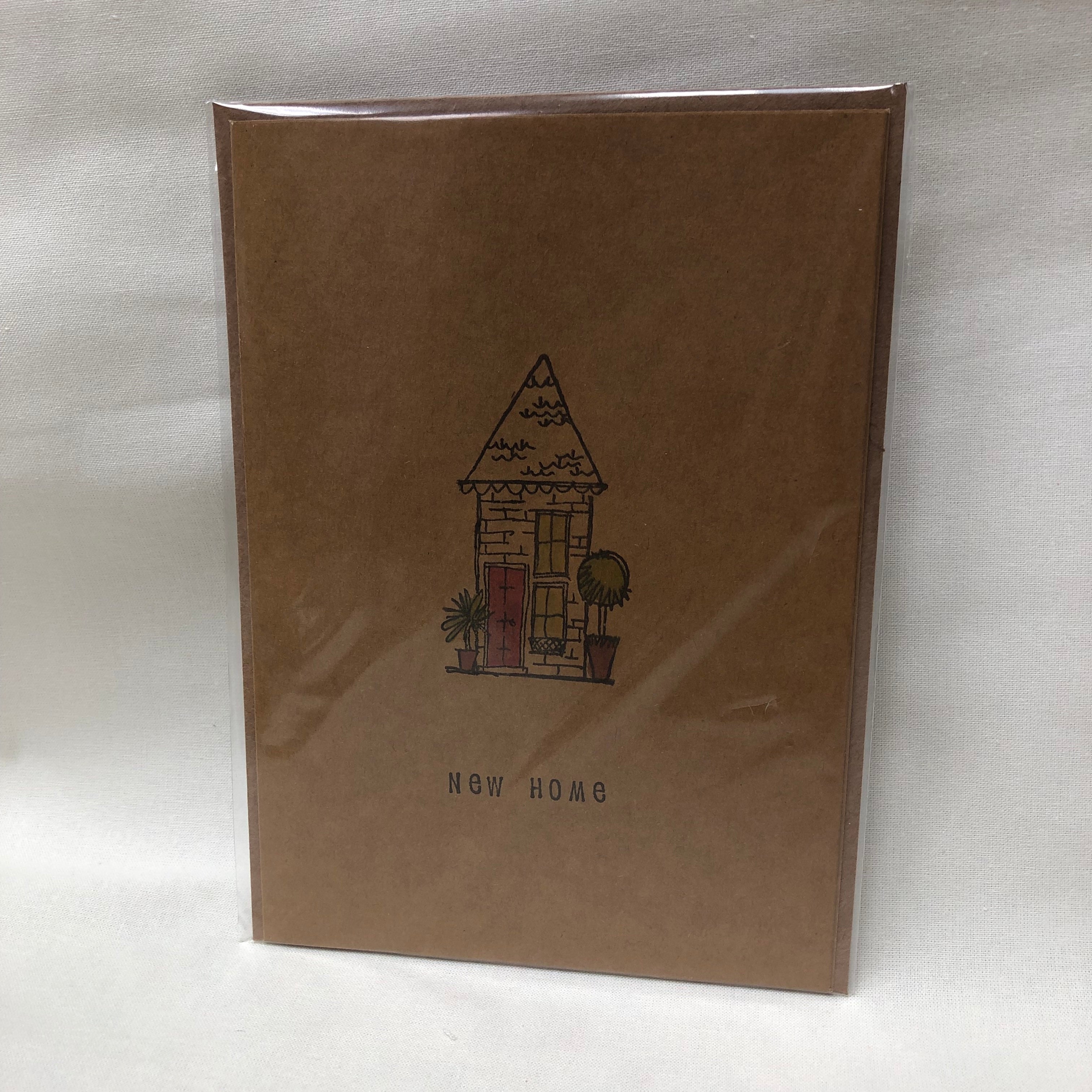 Wishes & Kisses Handmade Greetings Card - New Home