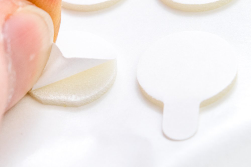 Self Adhesive 15mm Wick Holder Pads - 10pc | Buy Online from The Home Crafters