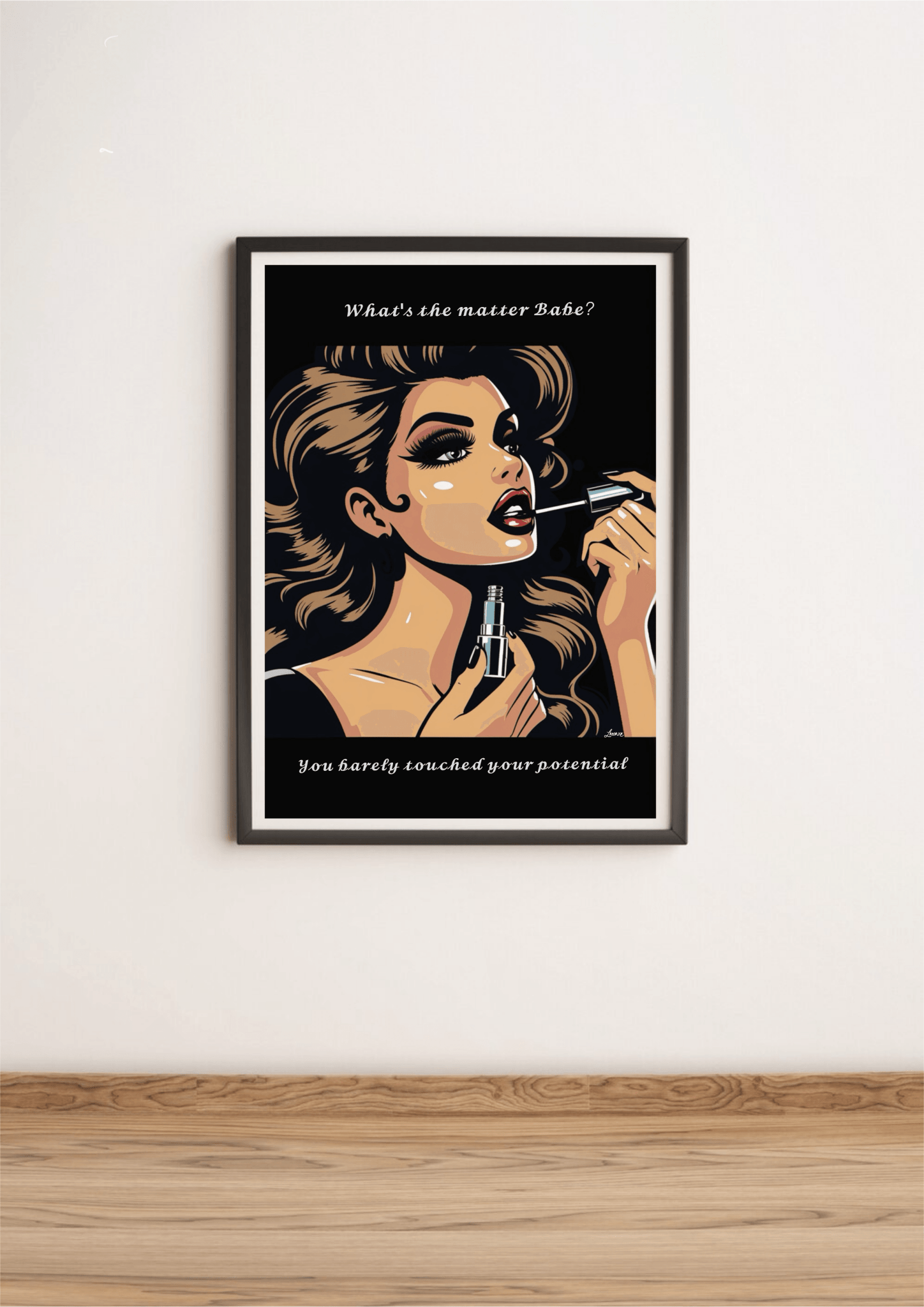 What's the matter babe, you barely touched your potential Print | Buy Online from The Home Crafters