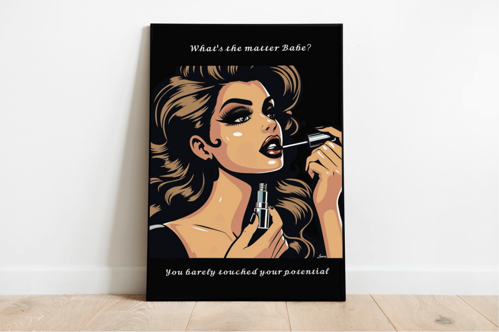 What's the matter babe, you barely touched your potential Print | Buy Online from The Home Crafters