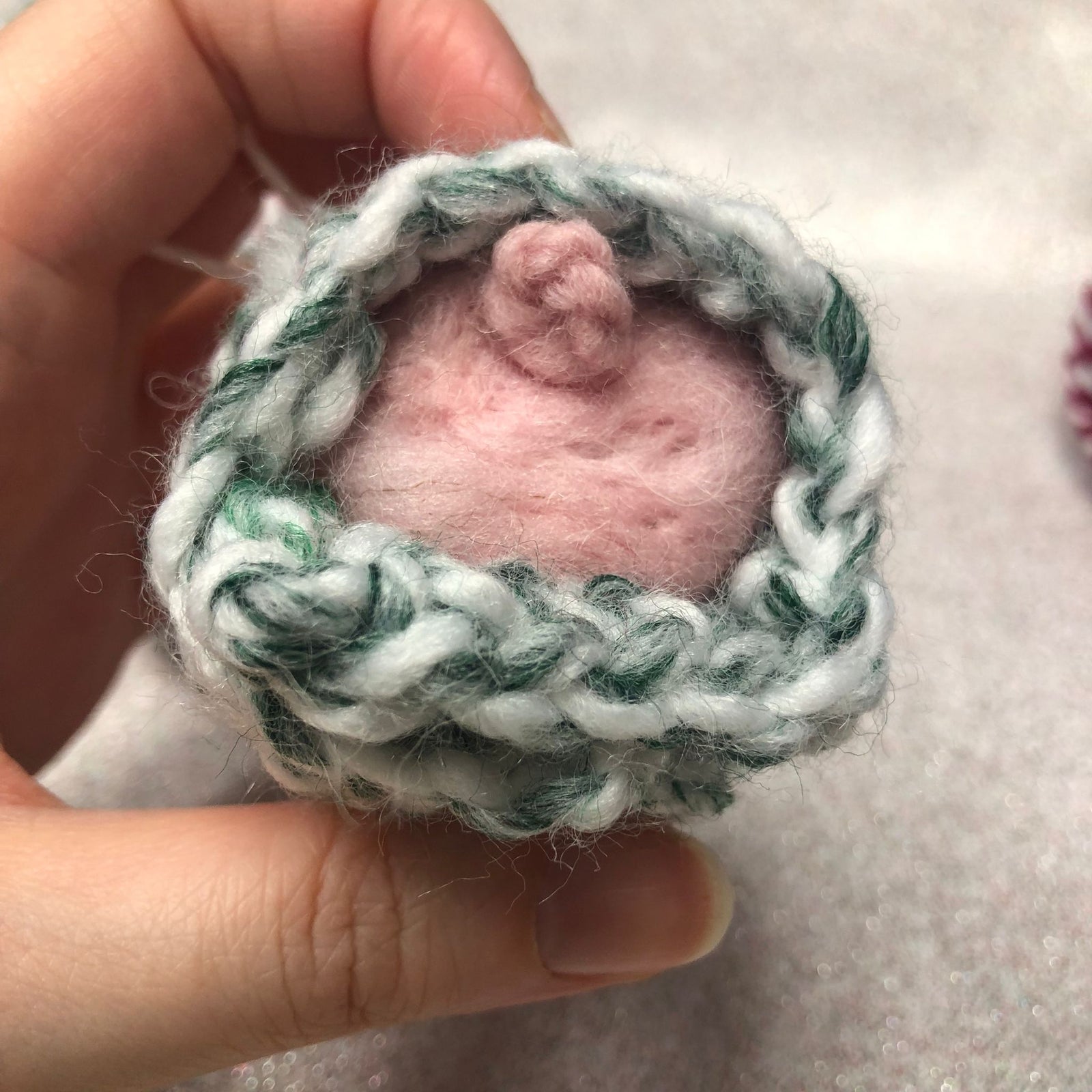 Needle Felted Pigs in Blankets Handmade Decoration | Buy Online from The Home Crafters