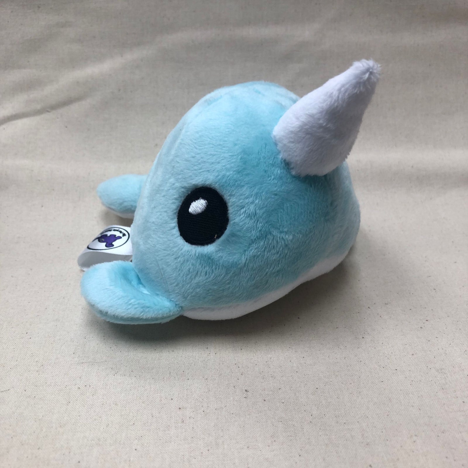 Handmade Soft Toy: Narwhal - The Purple Saurus