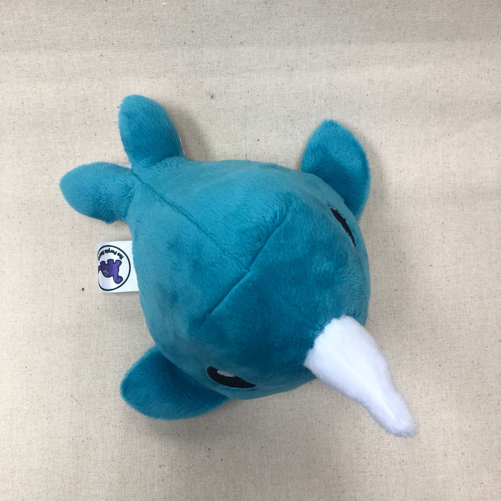 Handmade Soft Toy: Narwhal - The Purple Saurus