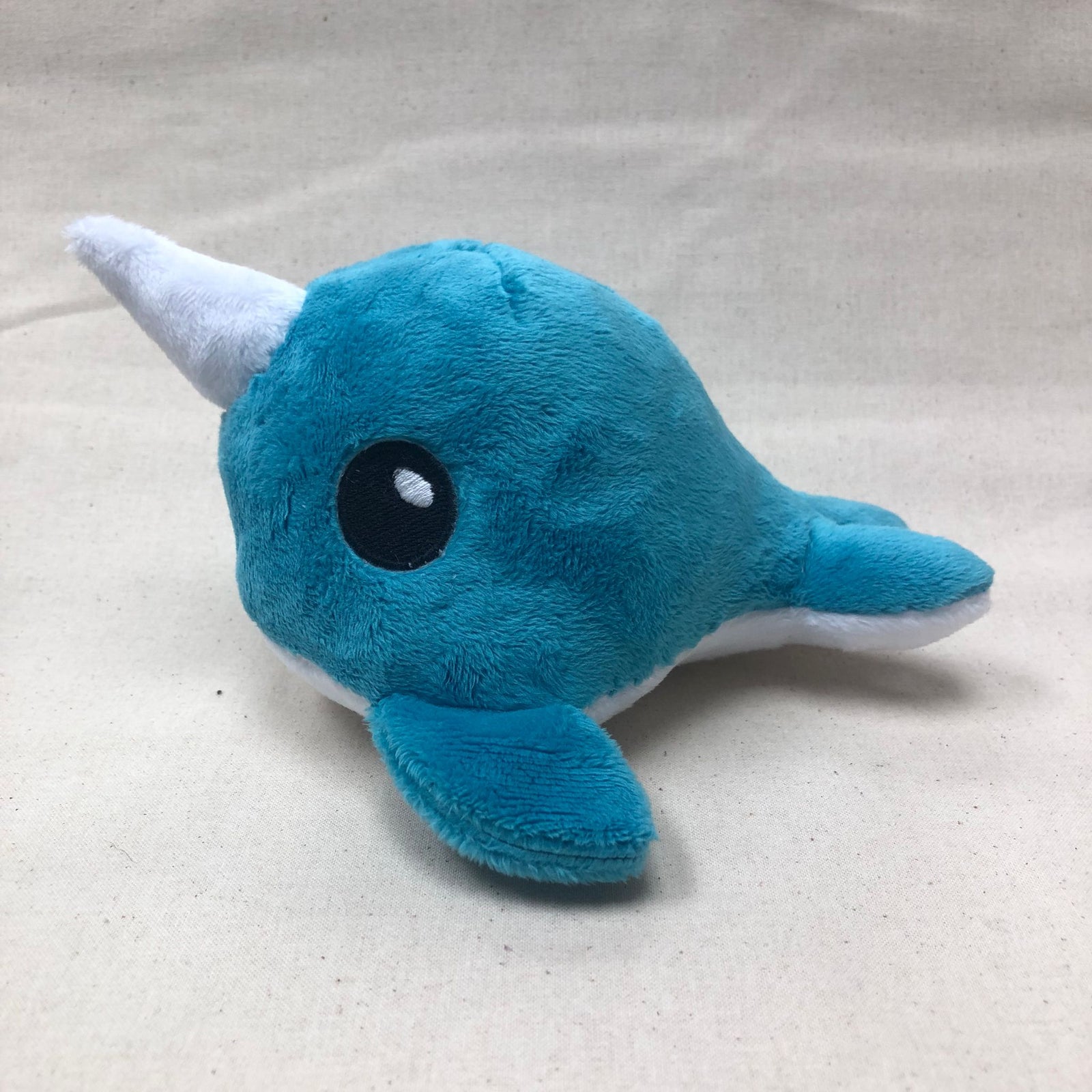 Handmade Soft Toy: Narwhal - The Purple Saurus