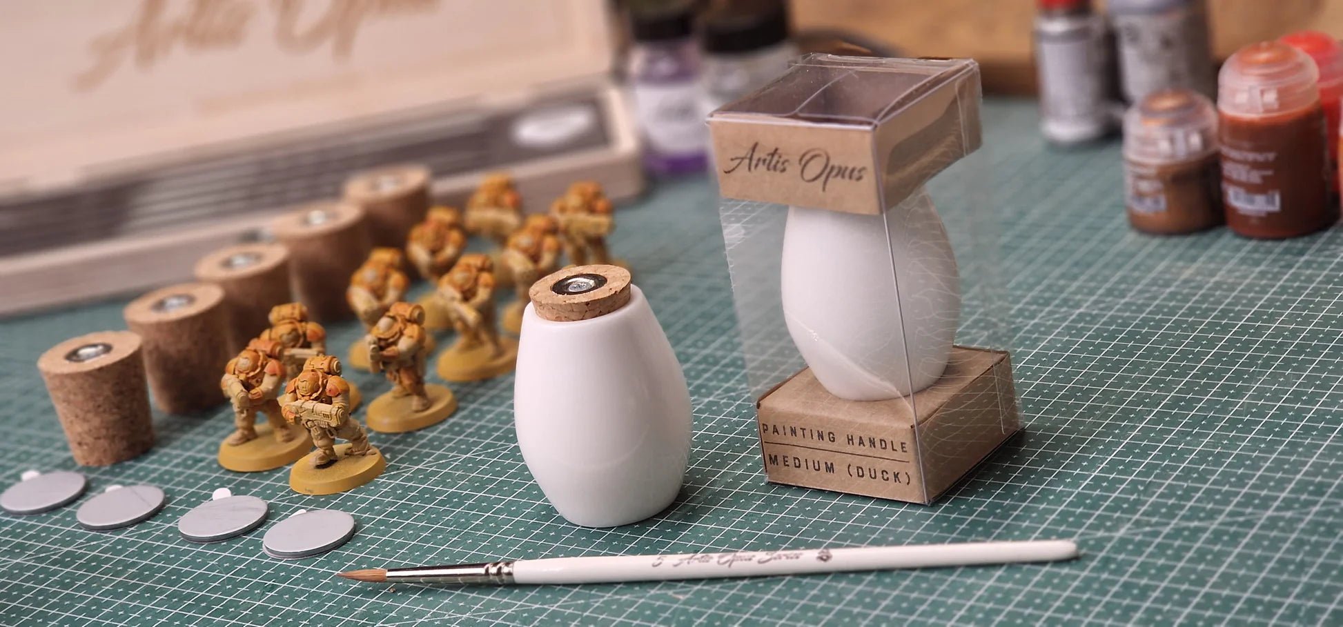 Artis Opus: Plain Corks for Painting Egg Handle - 5pc | Buy Online from The Home Crafters